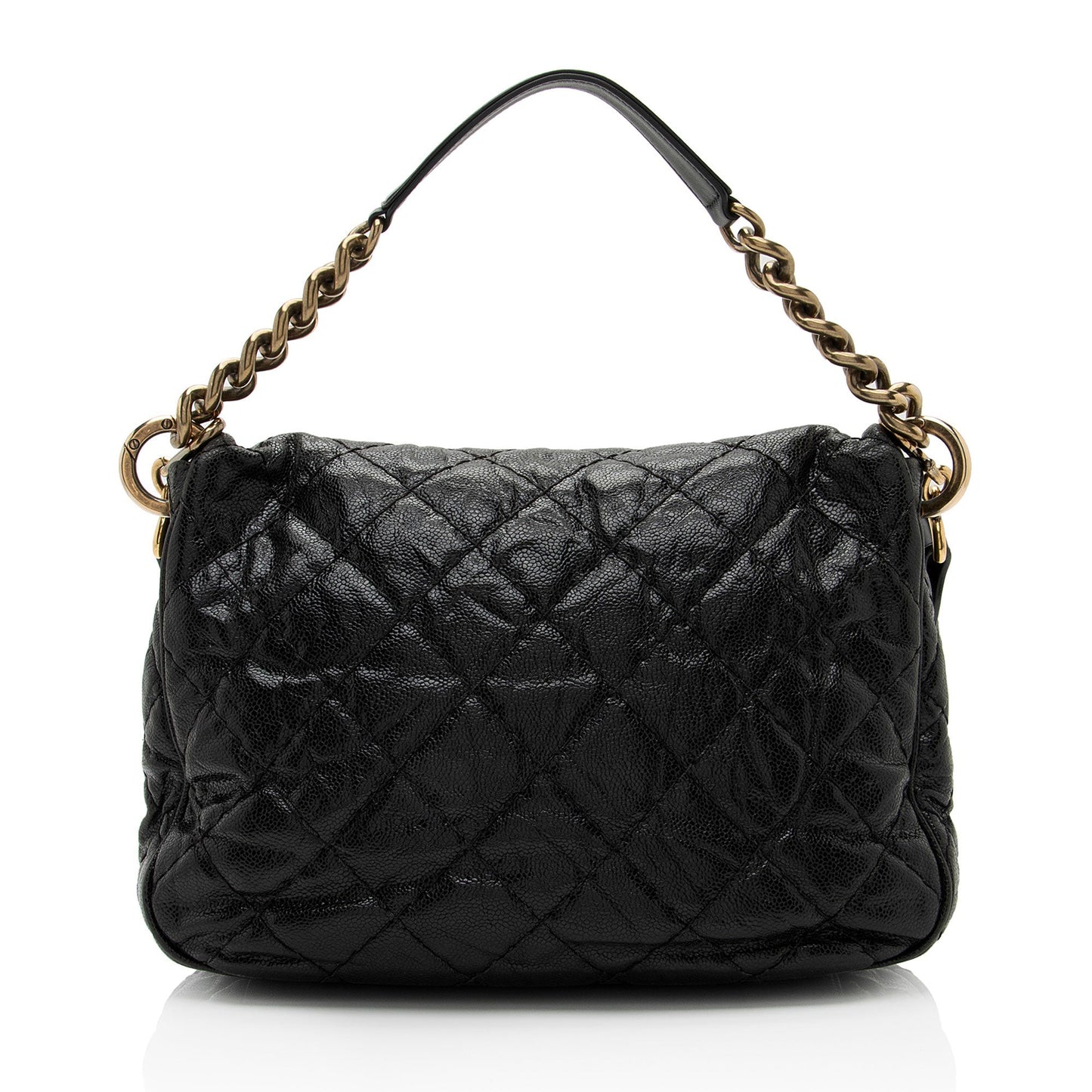 Chanel Glazed Caviar Coco Pleats Messenger SHF-KGhO50 Messenger Bag