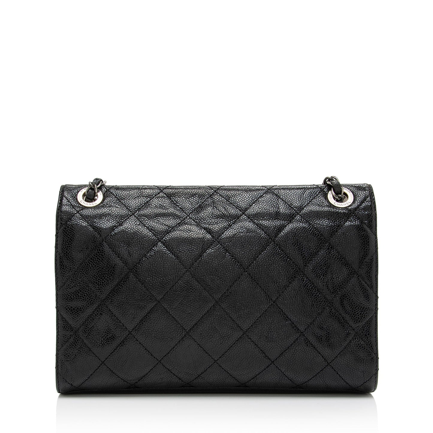 Chanel Glazed Caviar CC Crave Flap SHF-3RMxUM Leather Shoulder Bag