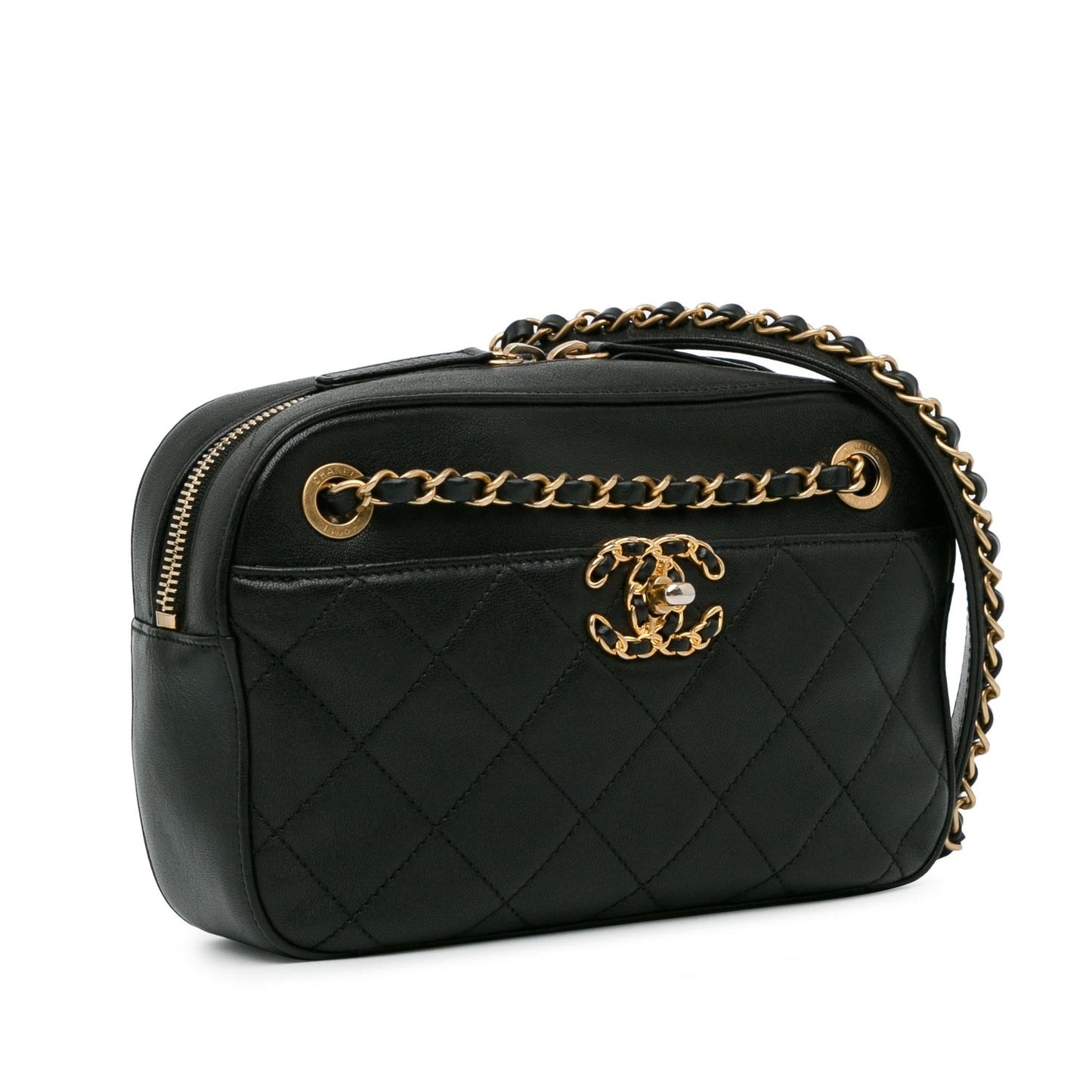 Chanel Goatskin 19 Camera Case (Shg-Yhubpw) Bag