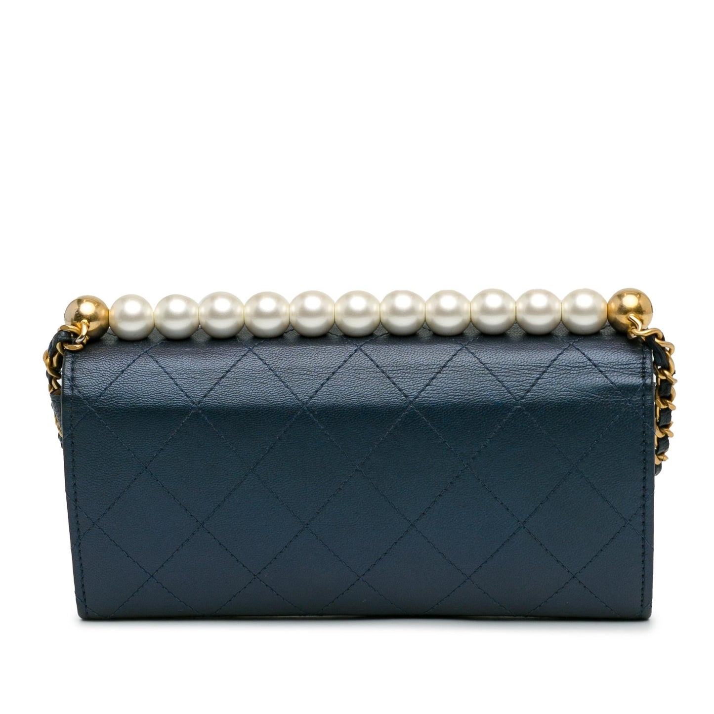 Chanel Goatskin Chic Pearls SHG-gHnbwe Clutch Bag