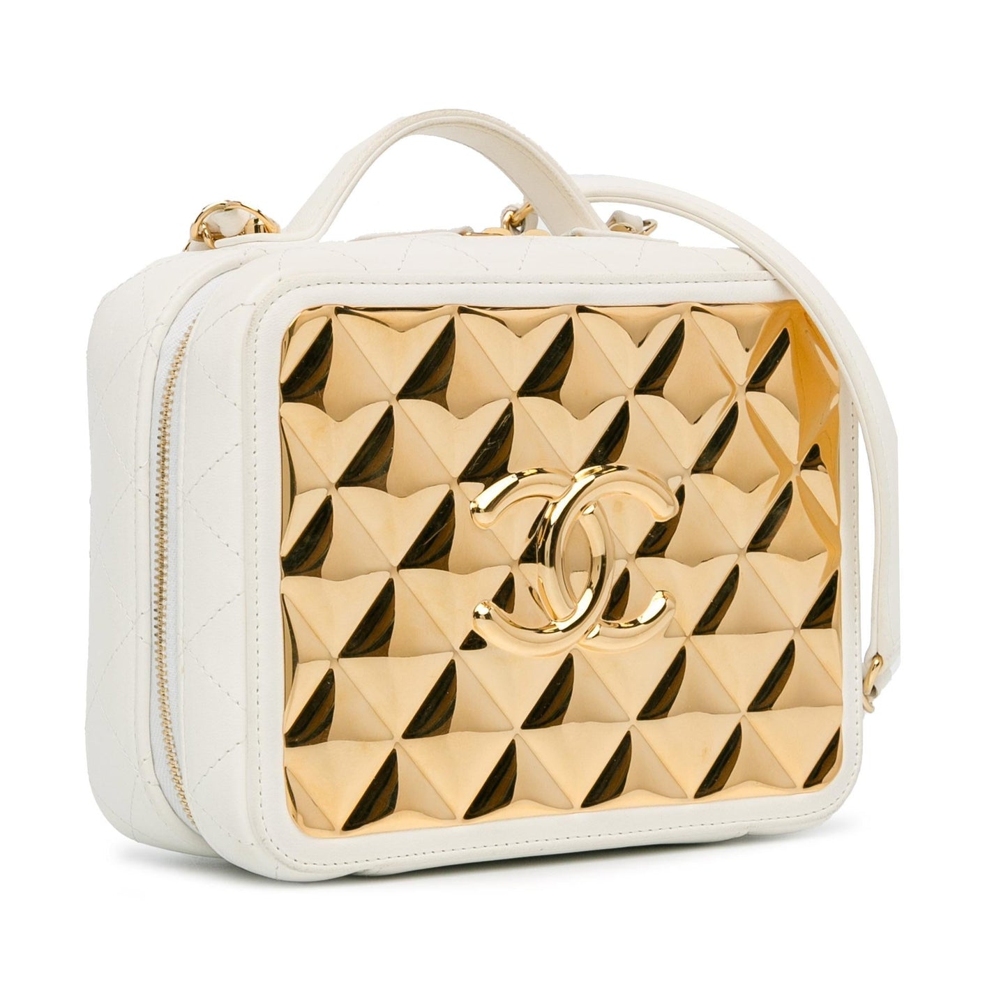 Chanel Golden Plate Vanity Case (Shg-B4Ixoj) Bag