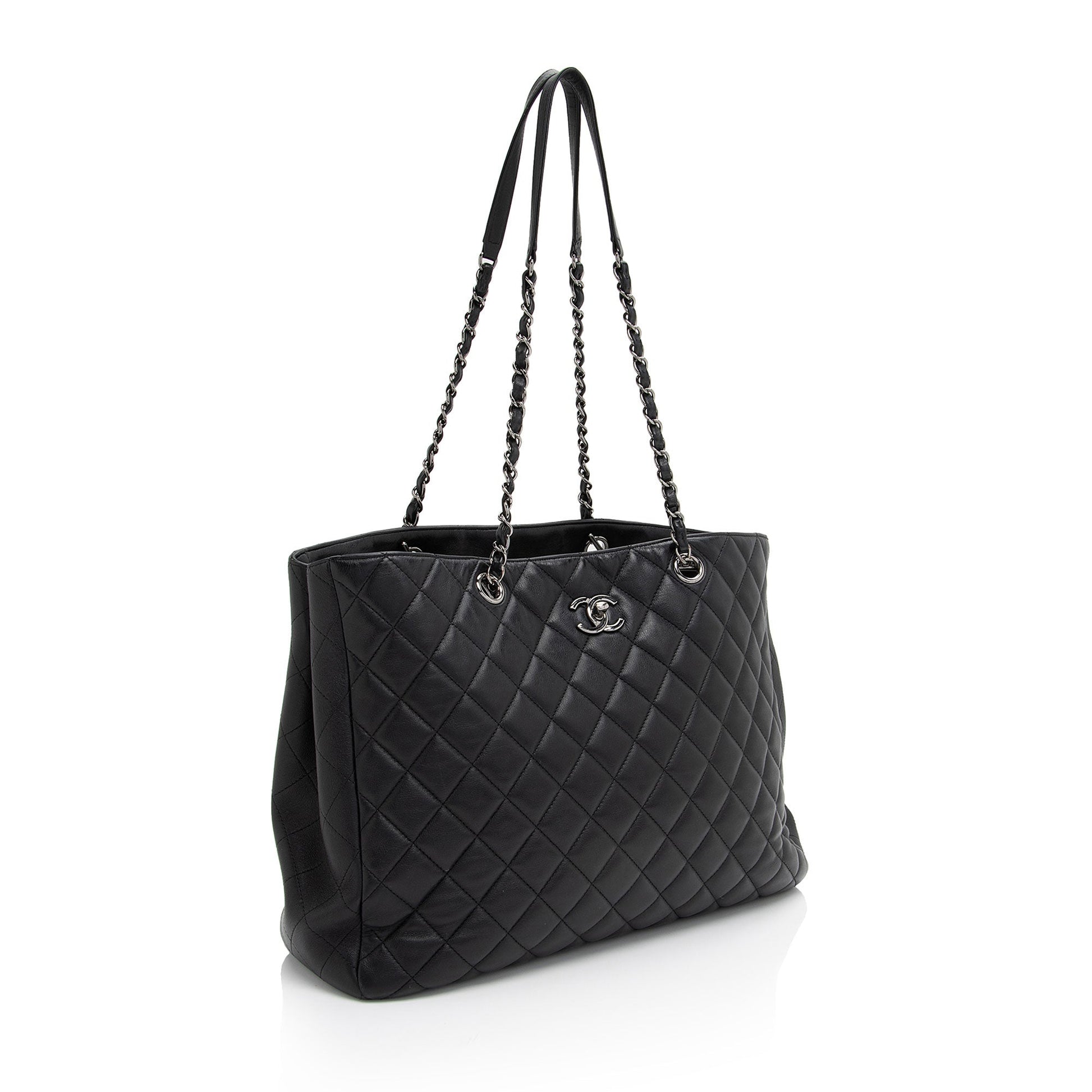 Chanel Grained Calfskin CC Shopping SHF-eEf2Jo Tote Bag