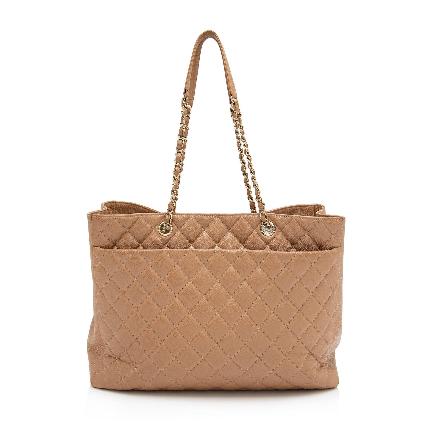 Chanel Grained Calfskin CC Shopping SHF-oUtFnS Tote Bag