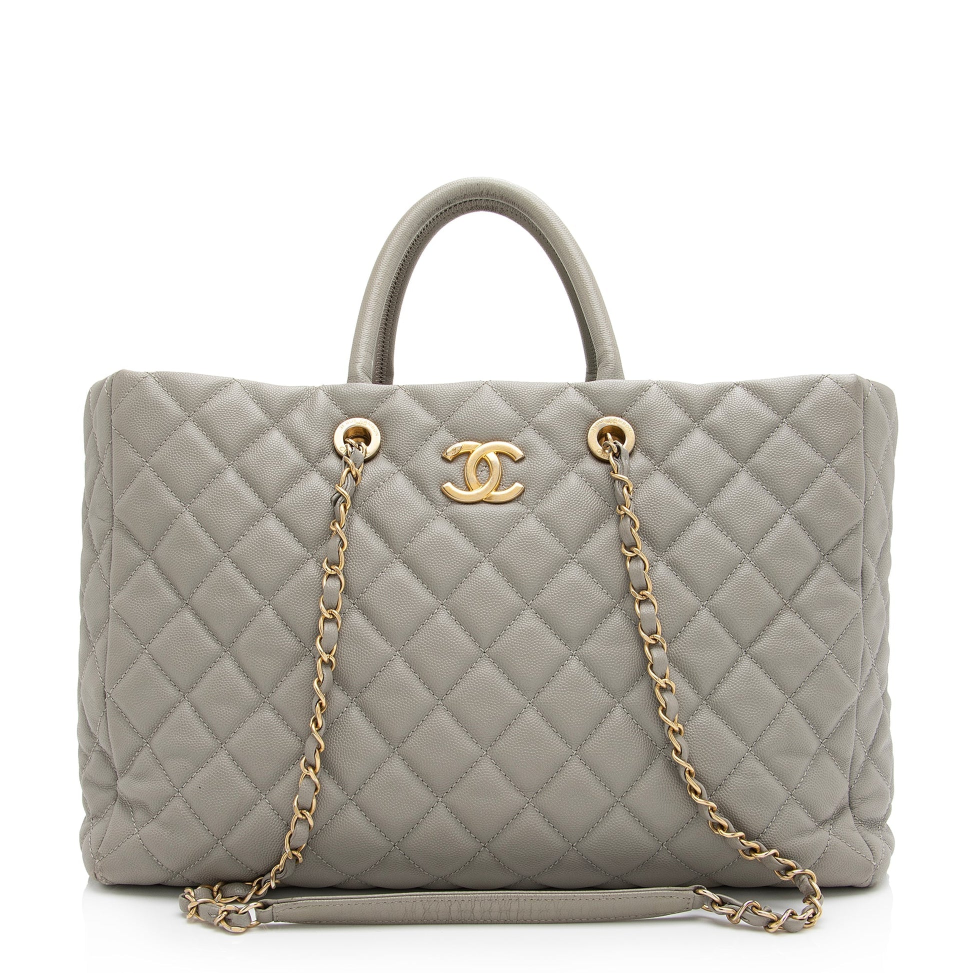 Chanel Grained Calfskin Coco Shopping - FINAL Tote Bag