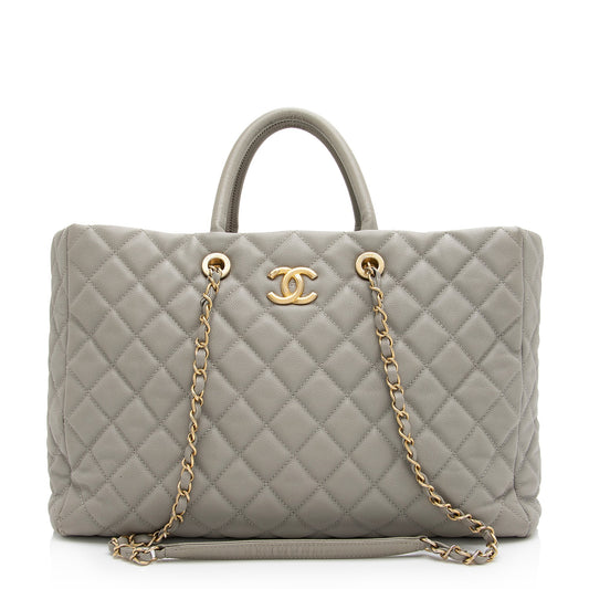 Chanel Grained Calfskin Coco Shopping - FINAL Tote Bag