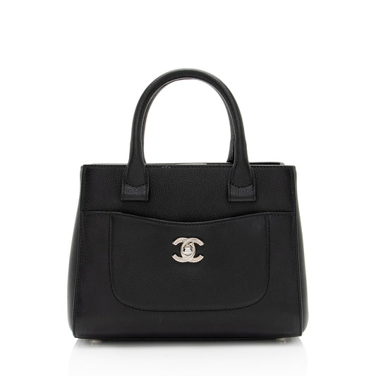 Chanel Grained Calfskin Executive Shopper SHF-sRxeUb Tote Bag