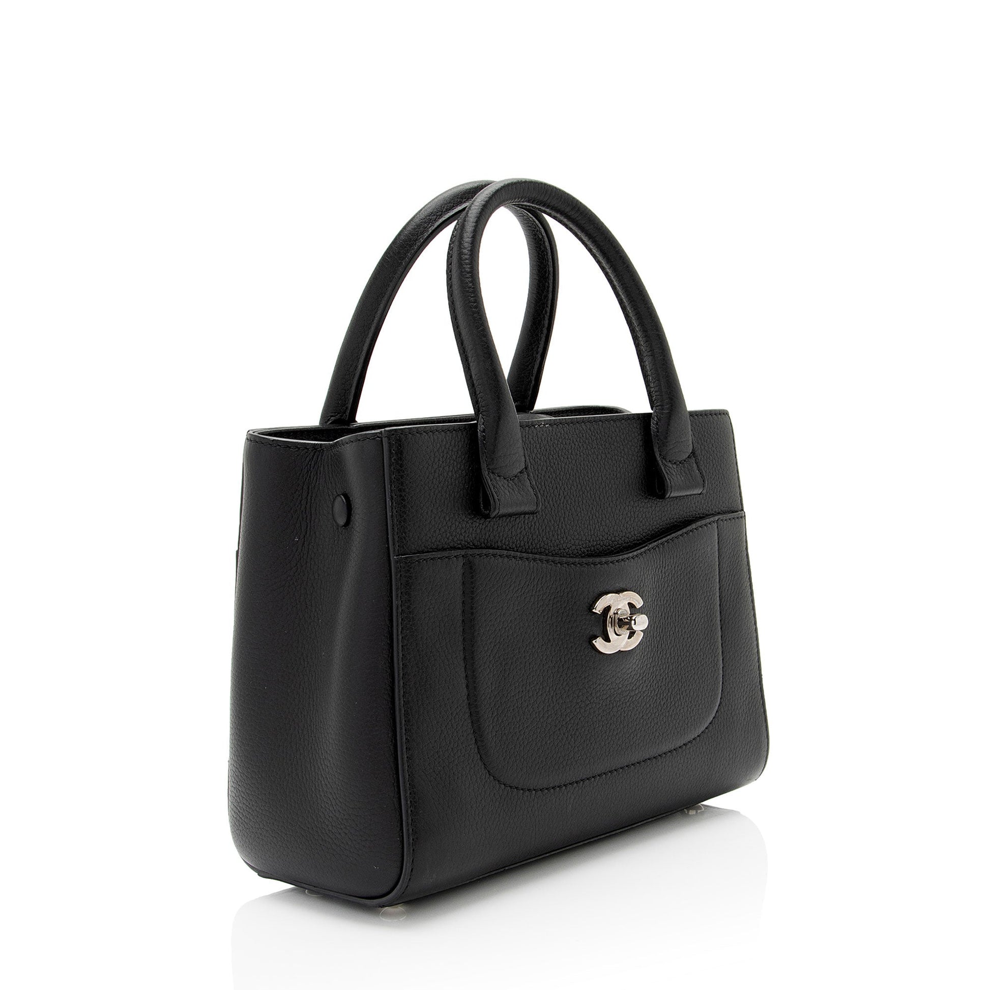 Chanel Grained Calfskin Executive Shopper SHF-sRxeUb Tote Bag