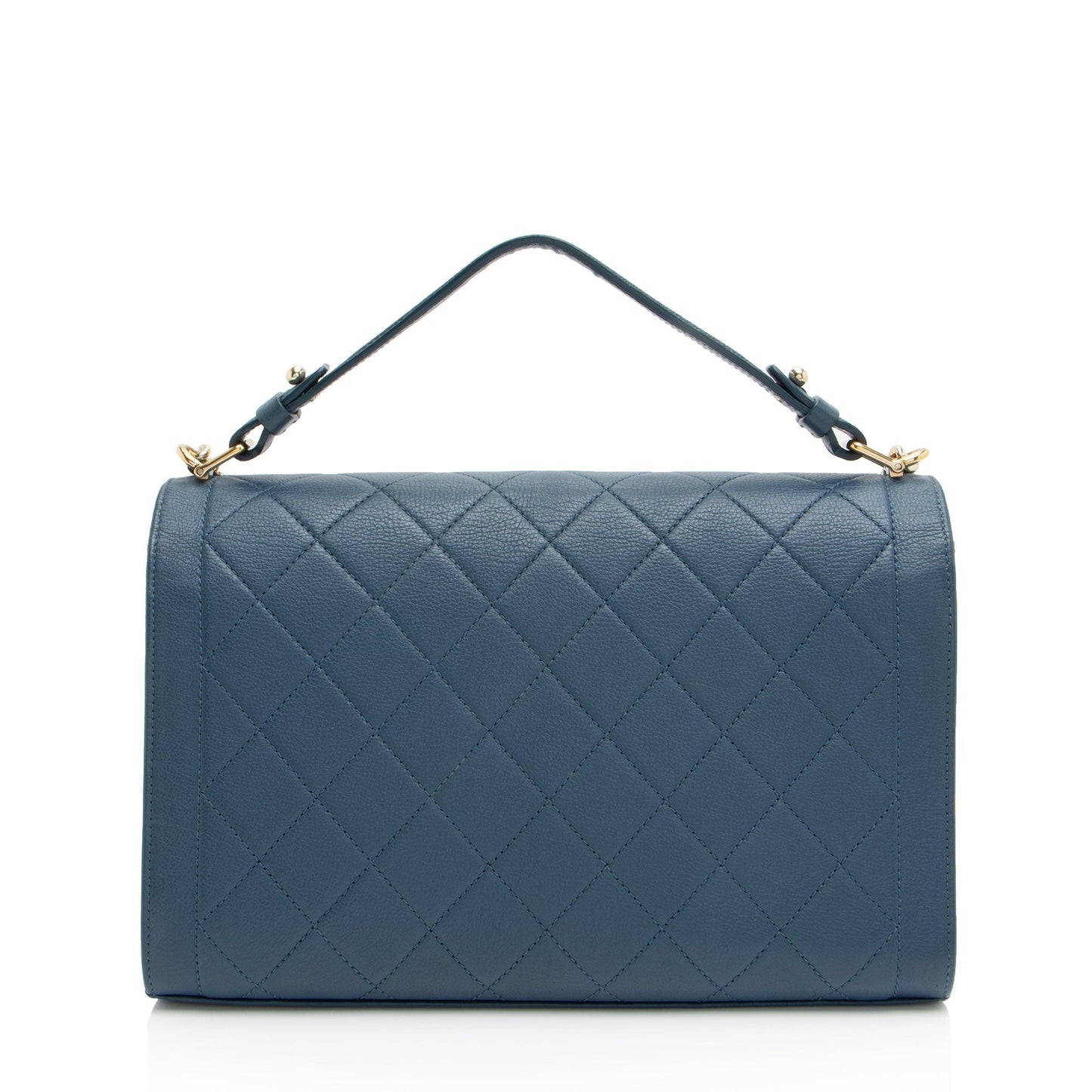 Chanel Grained Calfskin Label Click SHF-vwMSPi Shoulder Bag