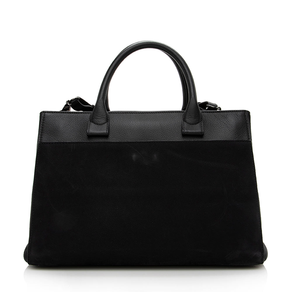 Chanel Grained Calfskin Suede Neo Executive Shopping Tote Bag