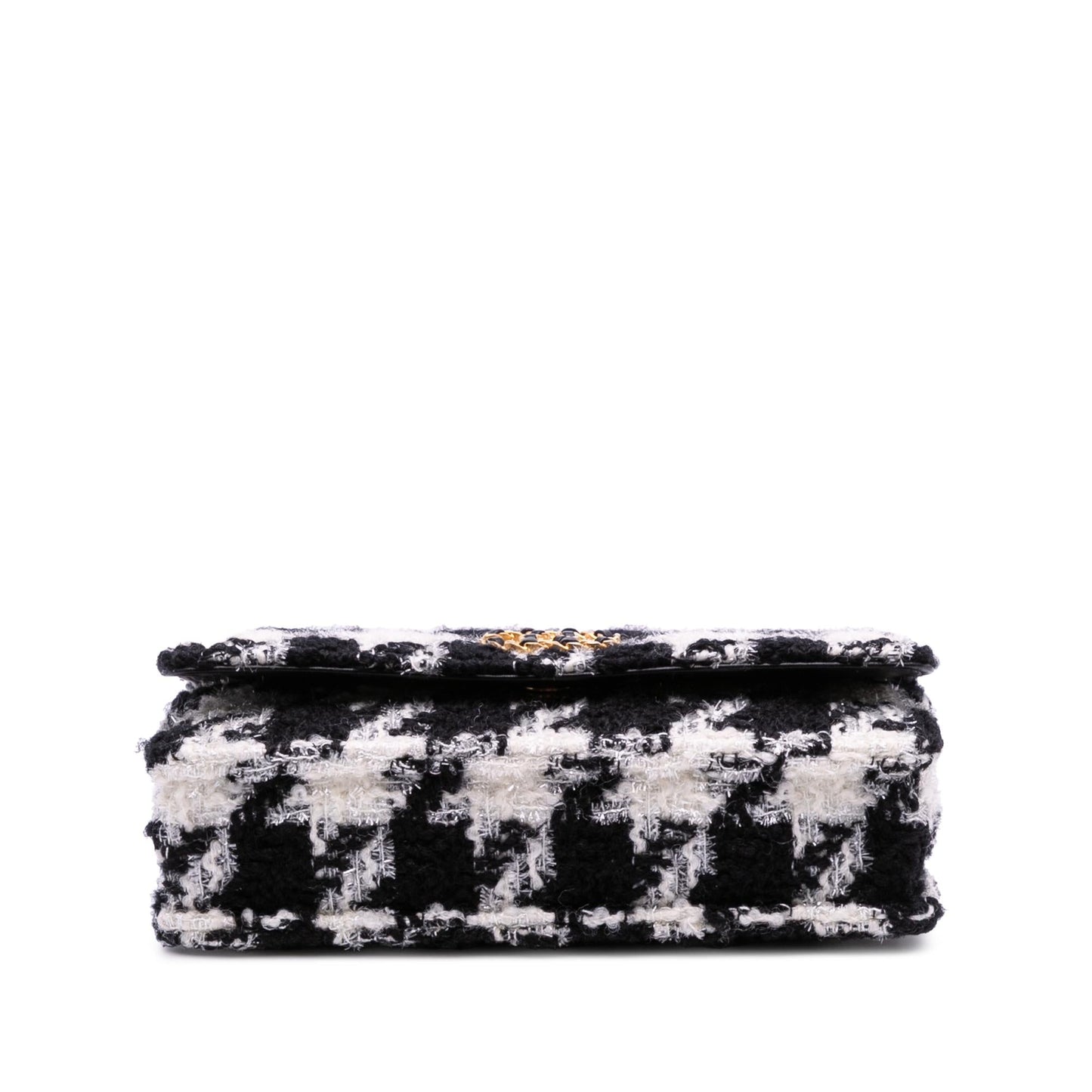 Chanel Houndstooth Tweed 19 On Wallet Case
