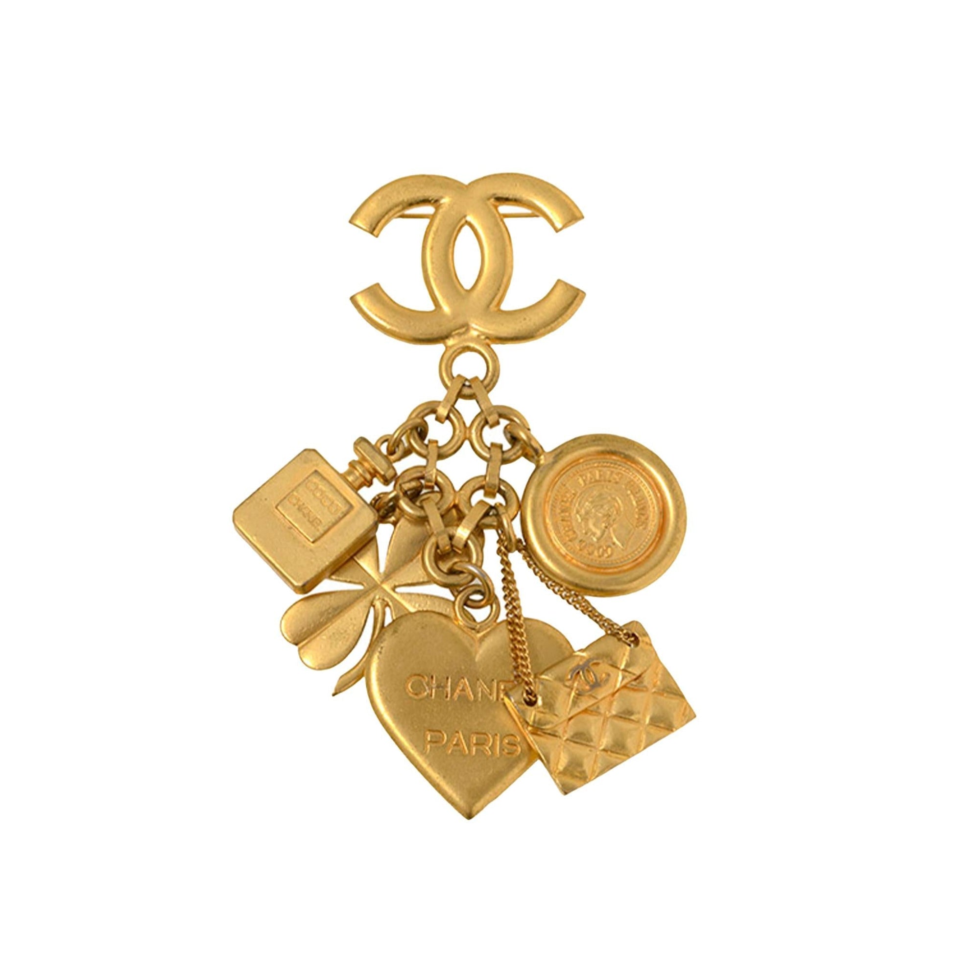 Chanel Icon Charms Pin Brooch SHG-USIZCH Key Chain