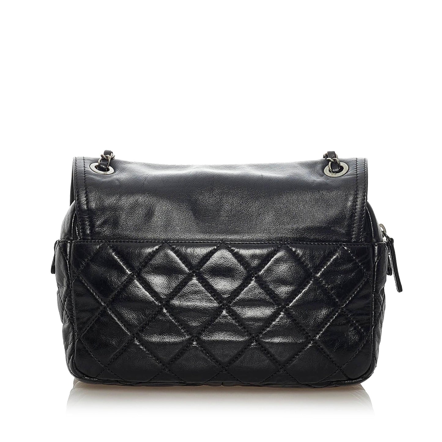 Chanel Mix Zip Flap SHG Leather Crossbody Bag