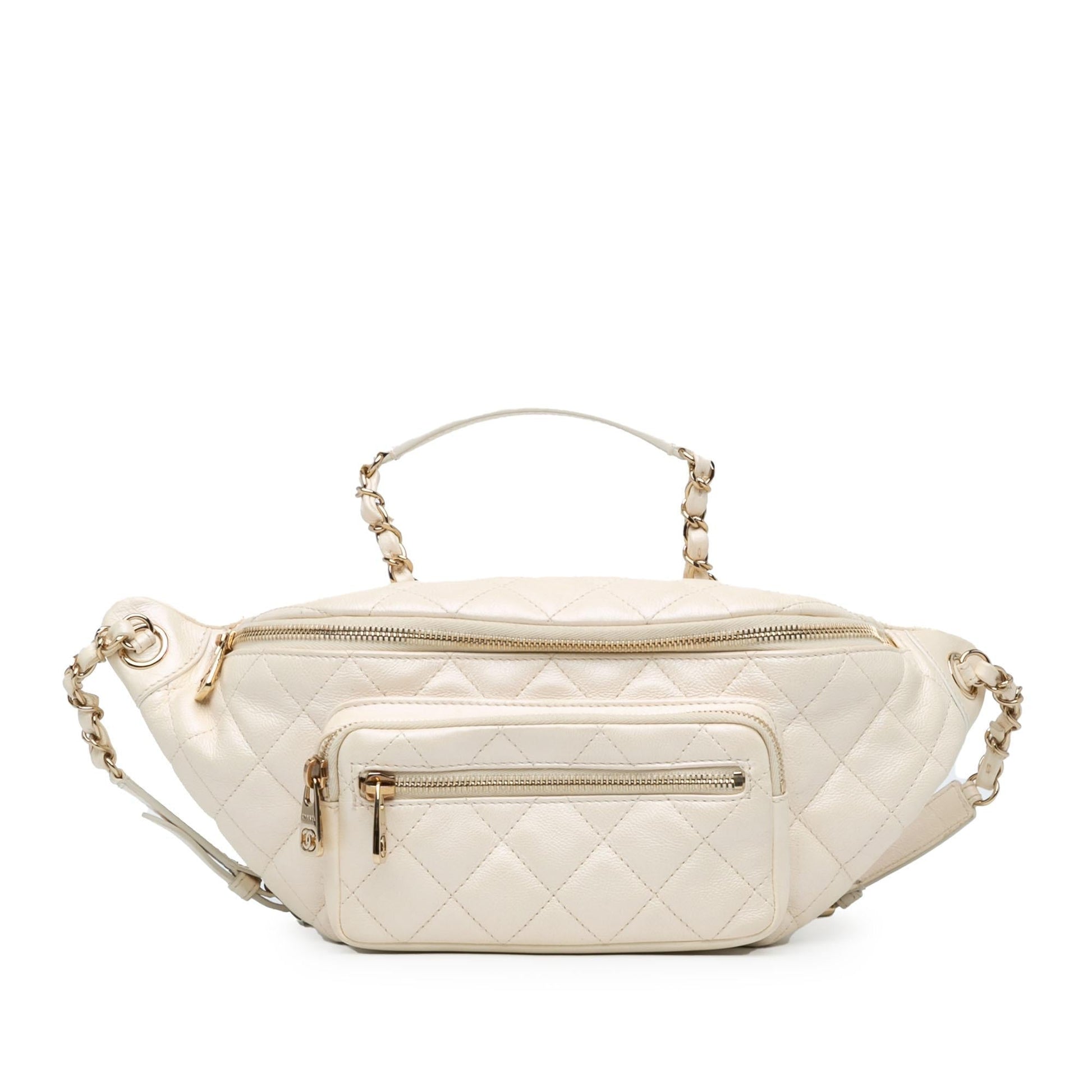 Chanel Iridescent Calfskin All About Waist Belt Shg Xac9Pc