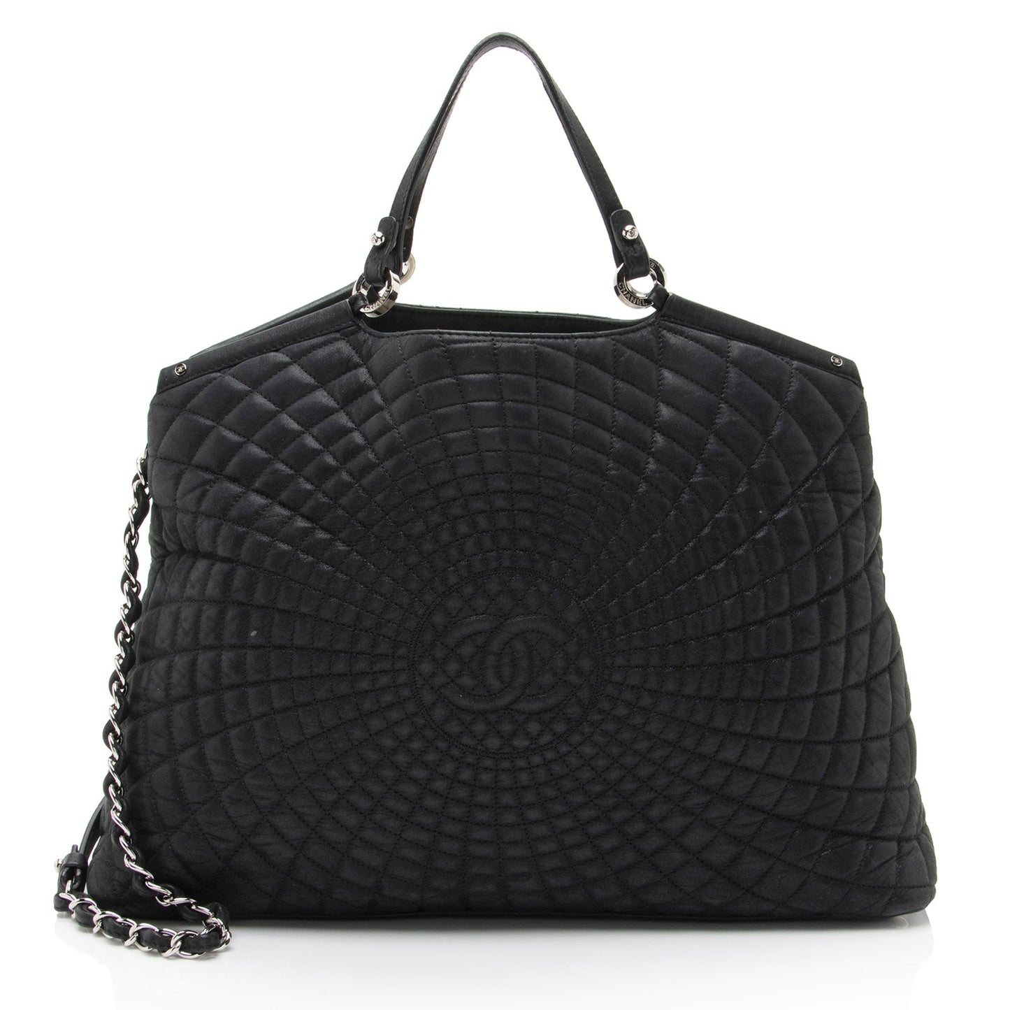 Chanel Iridescent Calfskin Sea Hit Leather Tote Bag