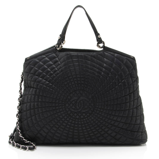 Chanel Iridescent Calfskin Sea Hit Leather Tote Bag