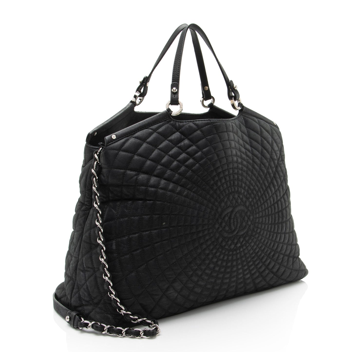 Chanel Iridescent Calfskin Sea Hit Leather Tote Bag