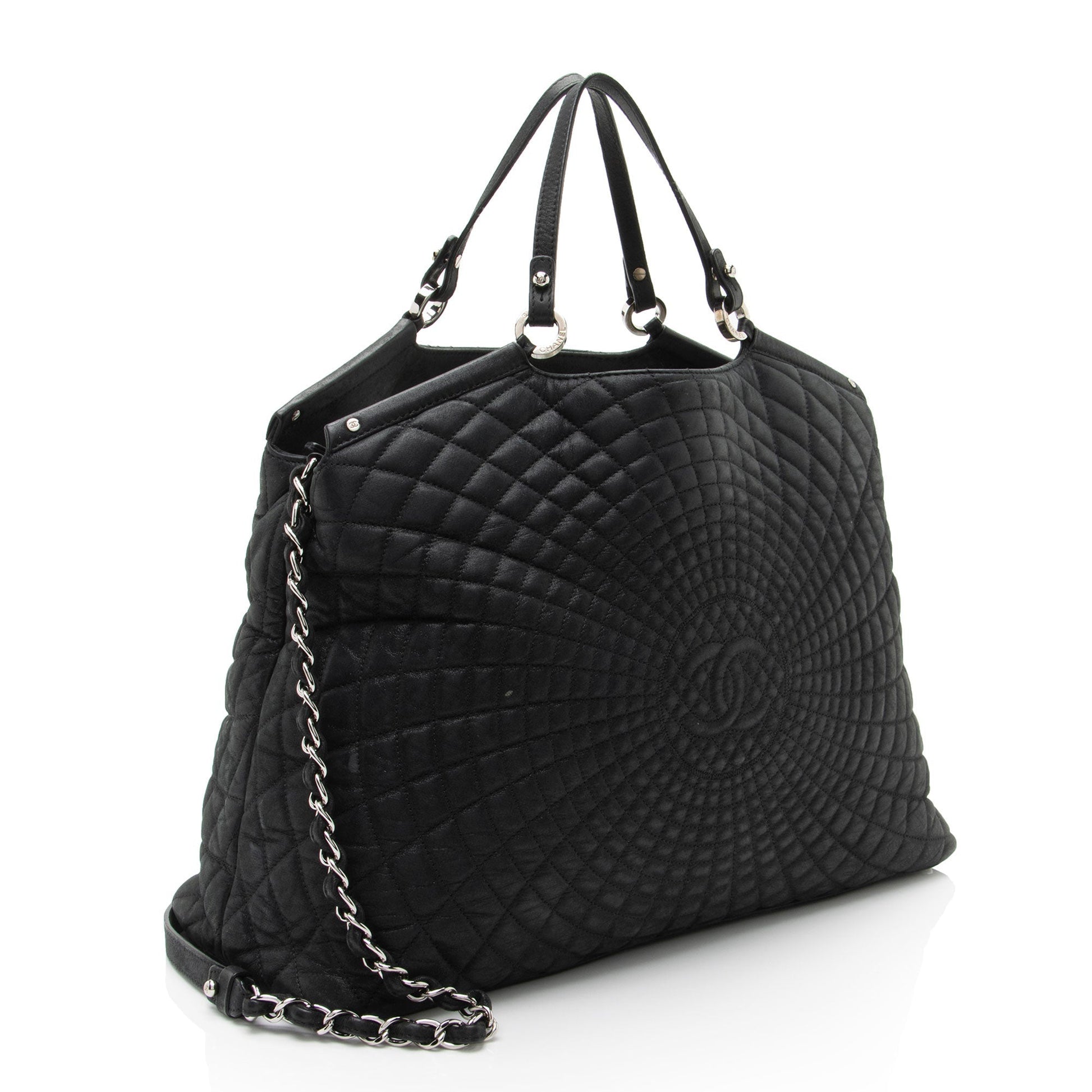 Chanel Iridescent Calfskin Sea Hit Leather Tote Bag