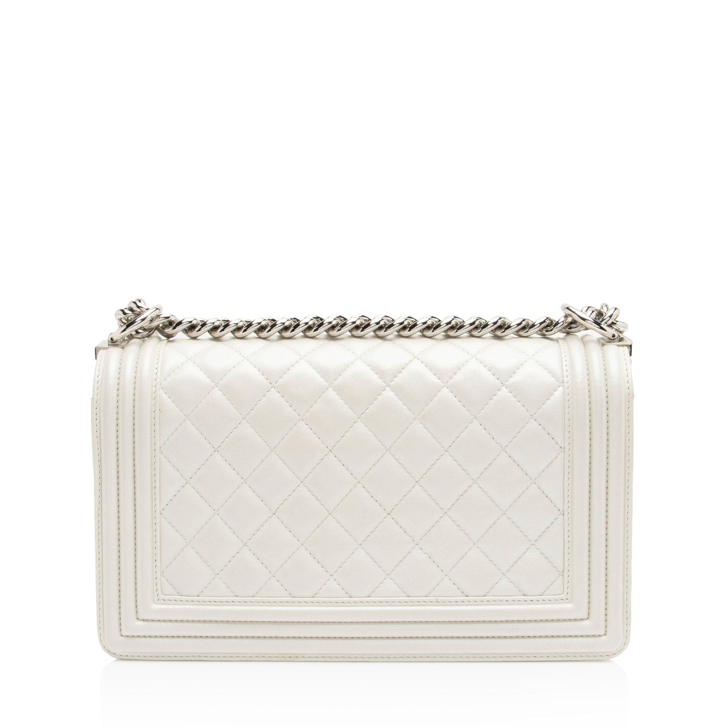 Chanel Iridescent Calfskin Old Boy Handbag