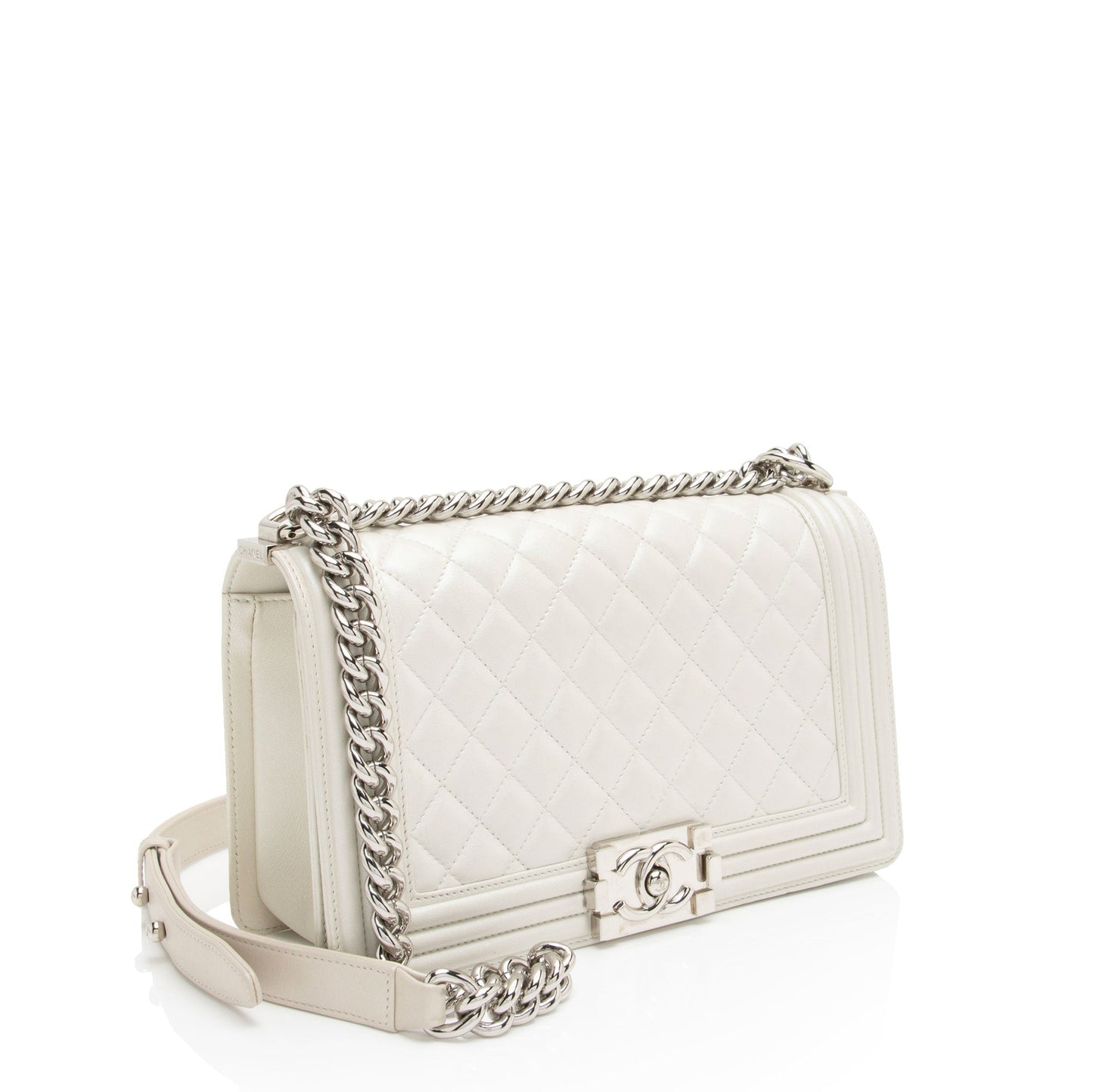 Chanel Iridescent Calfskin Old Boy Handbag