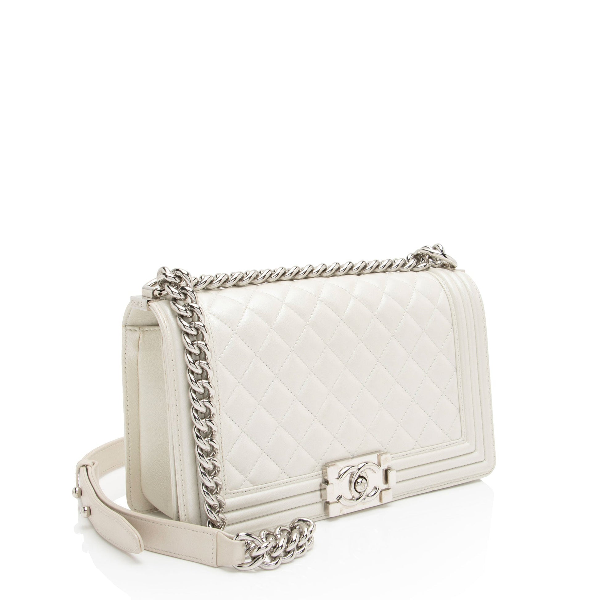 Chanel Iridescent Calfskin Old Boy Handbag