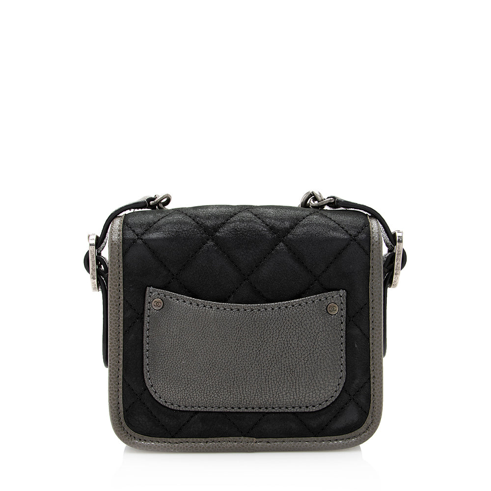 Chanel Iridescent Calfskin Paris Bombay Back to Shoulder Bag