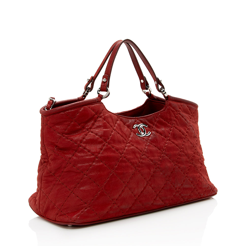 Chanel Iridescent Calfskin Sea Hit - FINAL Tote Bag