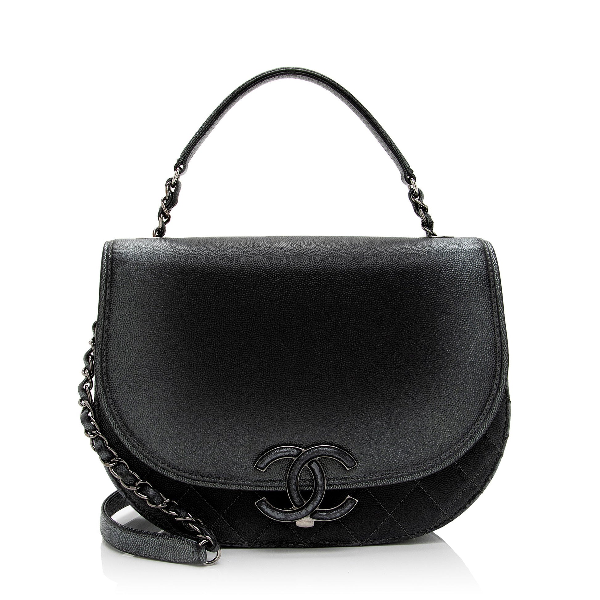 Chanel Iridescent Caviar Coco Curve SHF-jWQh7j Shoulder Bag