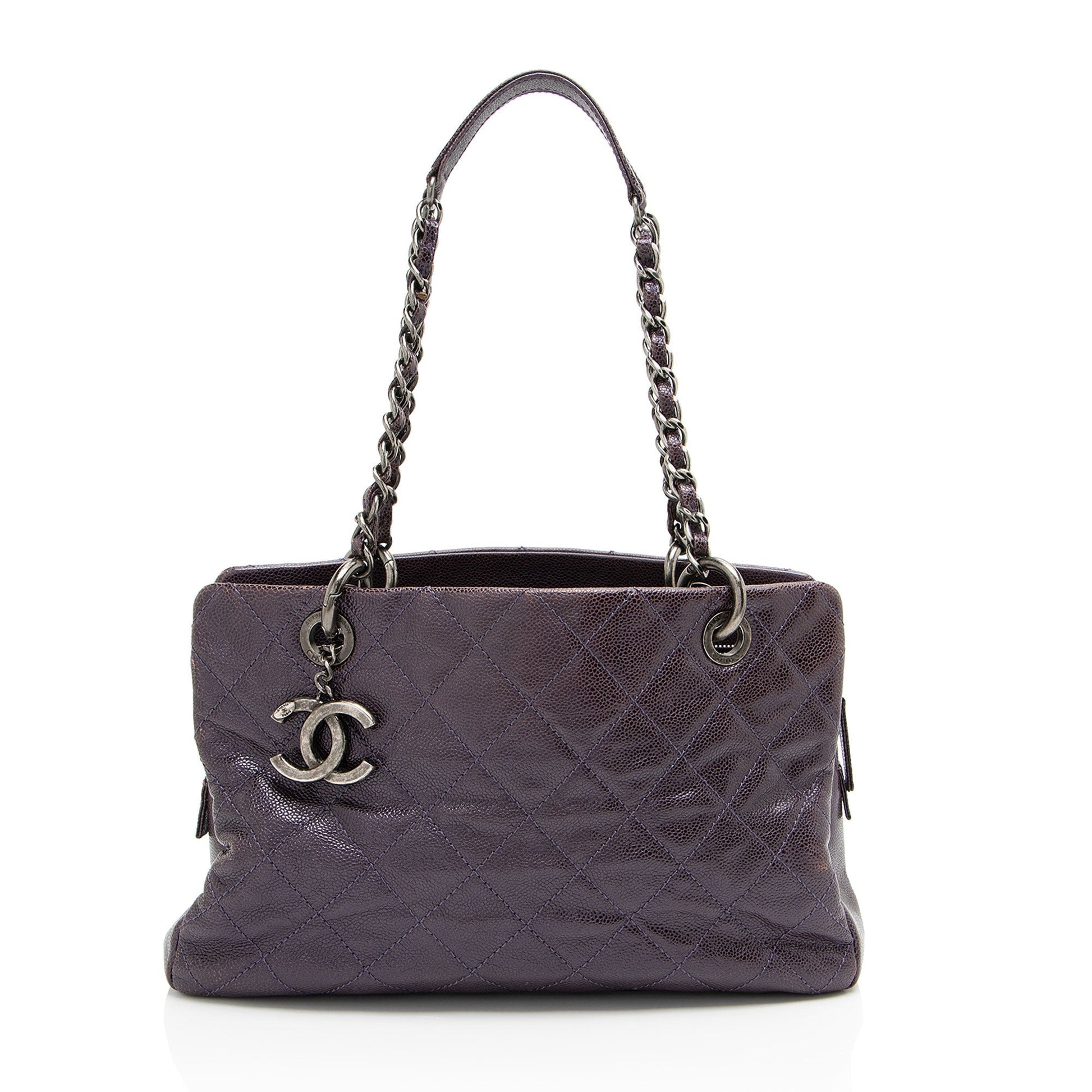 Chanel Iridescent Caviar Chic Shopping Tote Bag