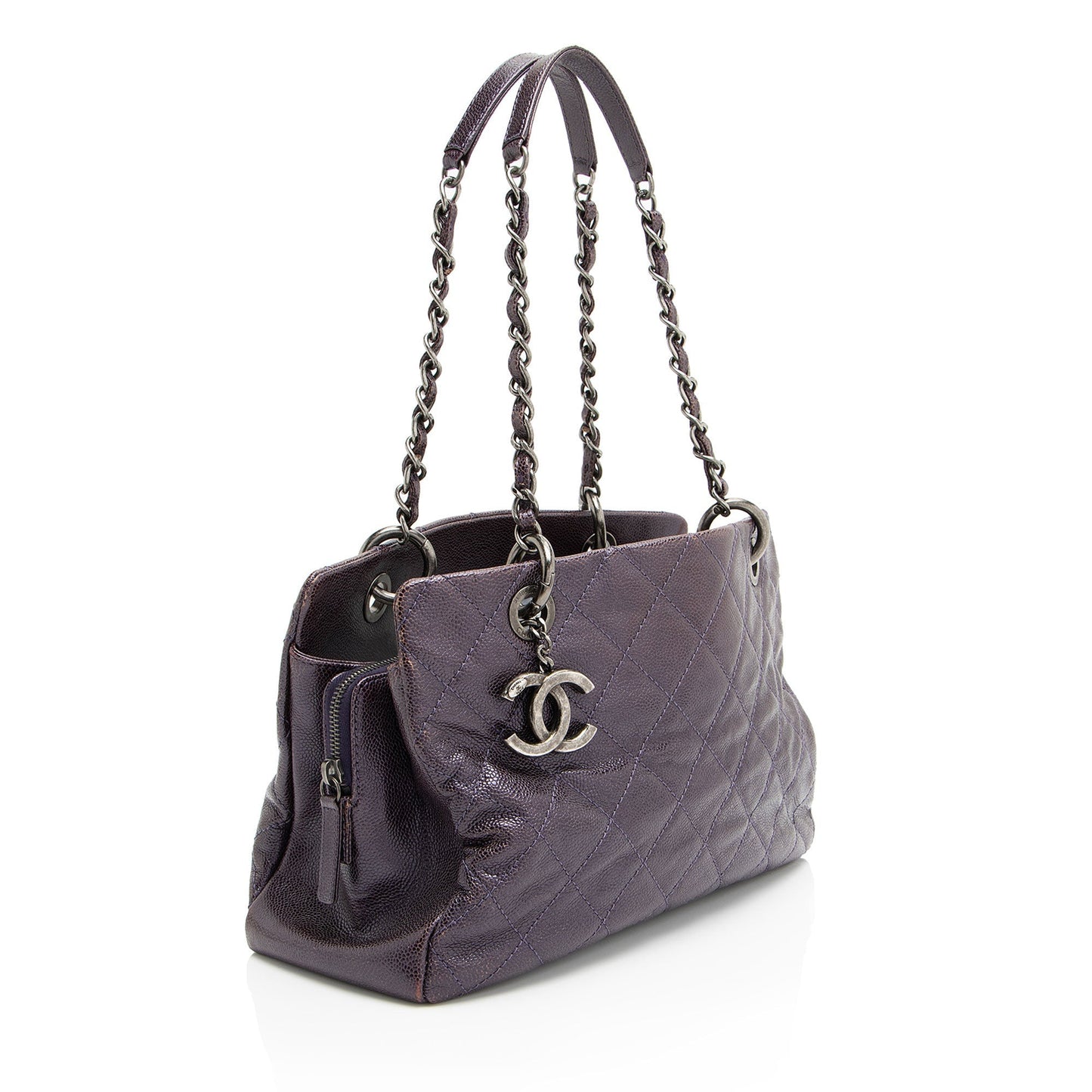 Chanel Iridescent Caviar Chic Shopping Tote Bag