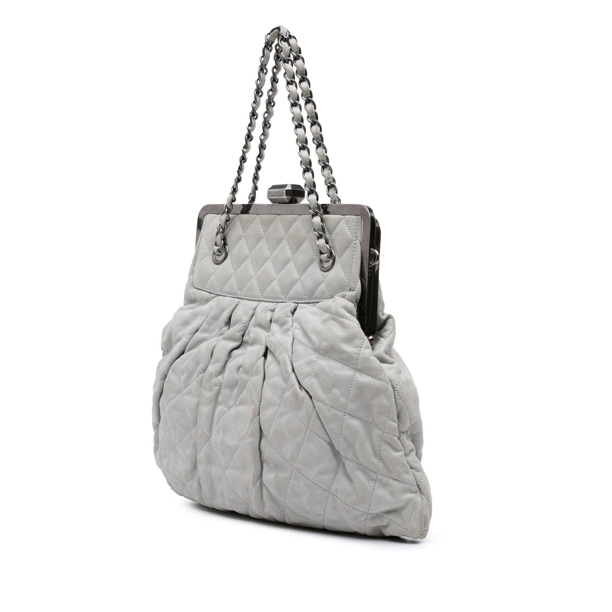 Chanel Iridescent Quilted Calfskin Chic Frame Satchel Bag Satchel 1