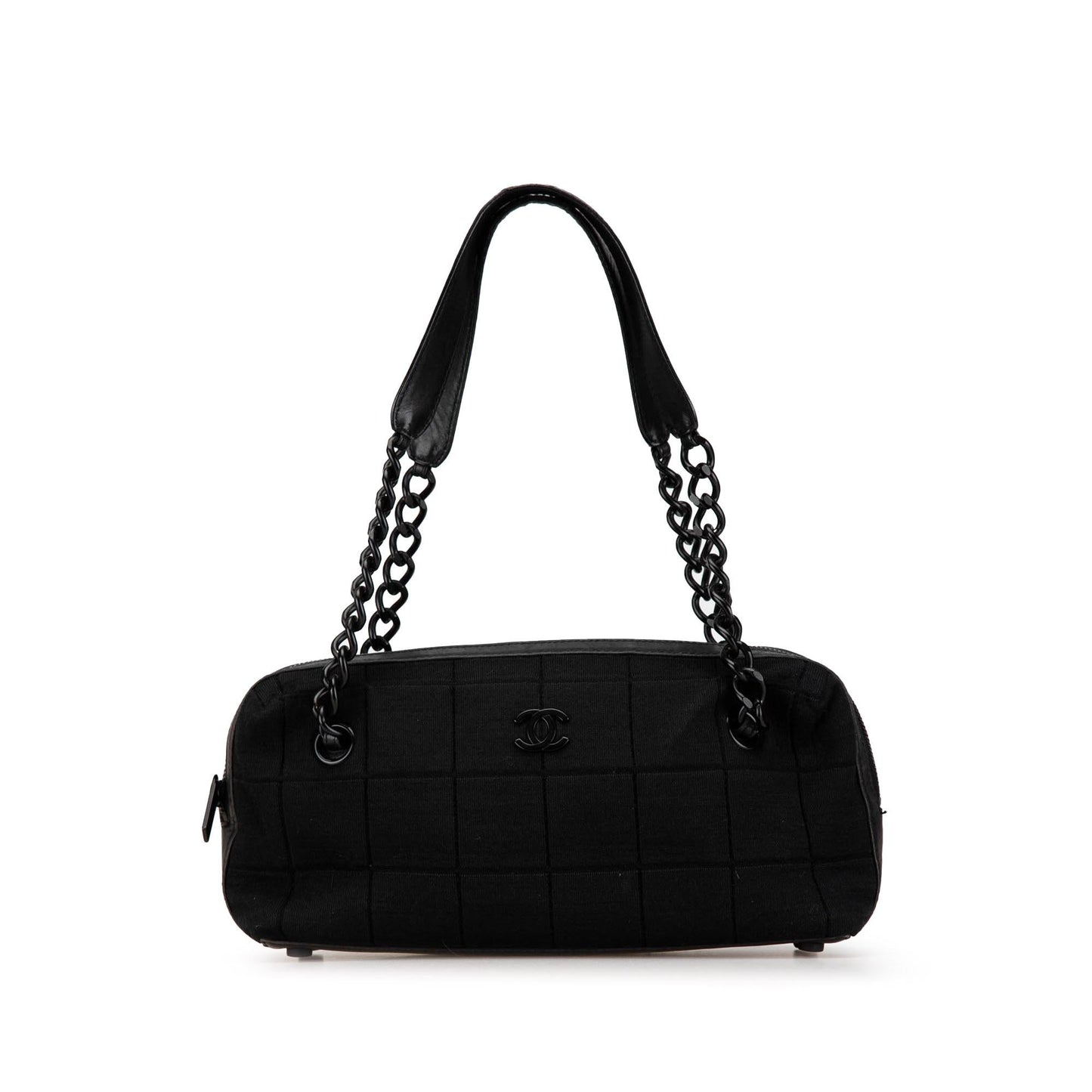 Chanel Jersey Chocolate Bar Bowler SHG-ckSb0Y Handbag