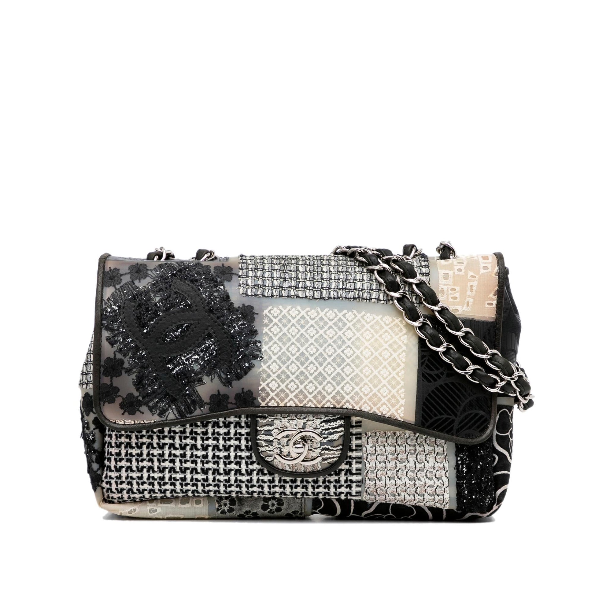 Chanel Jumbo CC Patchwork Classic Flap SHG-NHHY4L Handbag