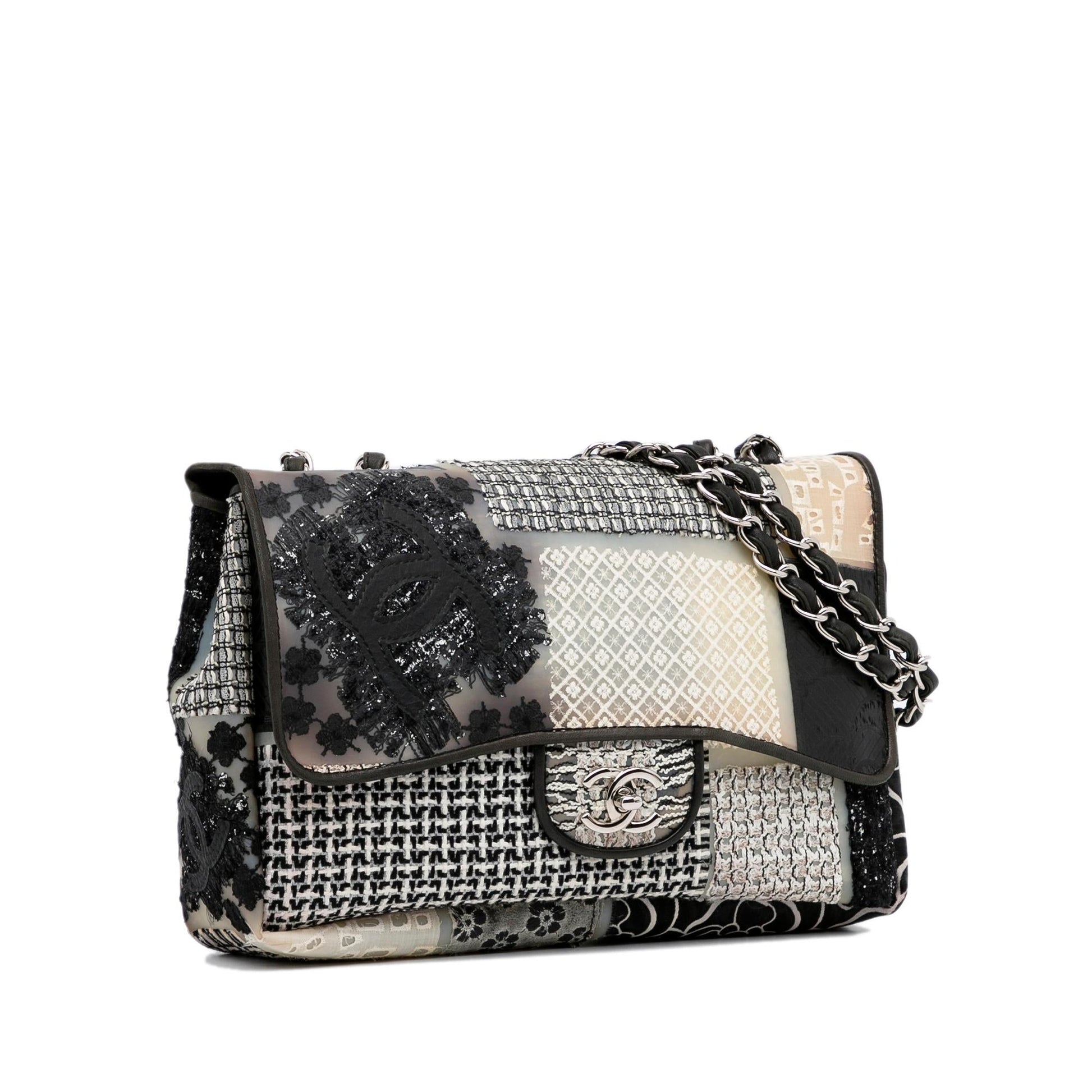 Chanel Jumbo CC Patchwork Classic Flap Handbag