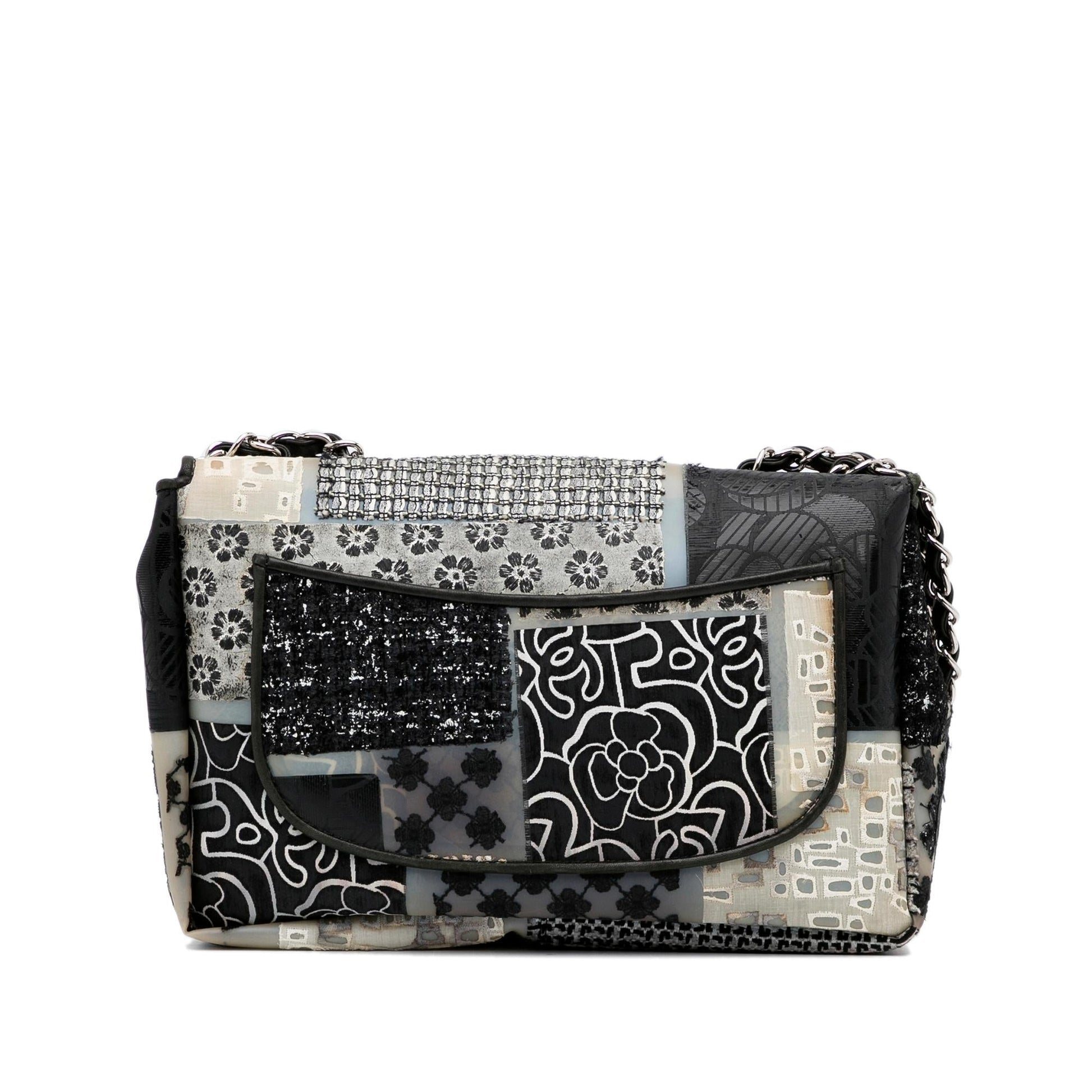 Chanel Jumbo CC Patchwork Classic Flap Handbag Flap 1