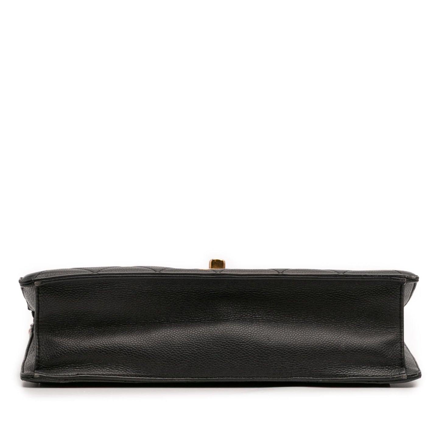 Chanel Jumbo CC Quilted Caviar Chunky Flap Handbag