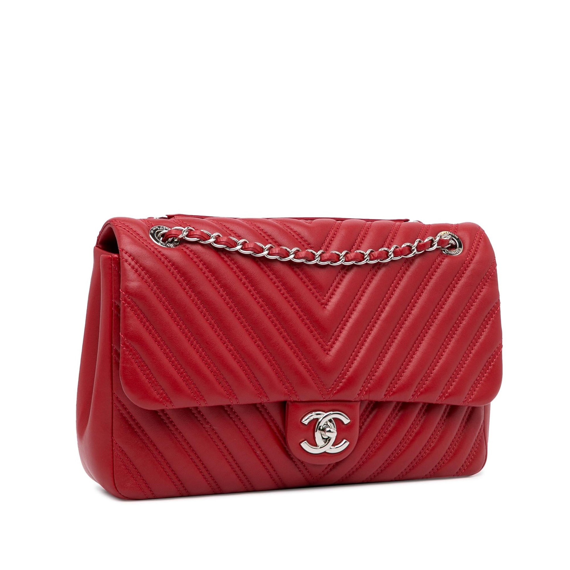 Chanel Jumbo Chevron Double Flap SHG-FmRuwm Shoulder Bag