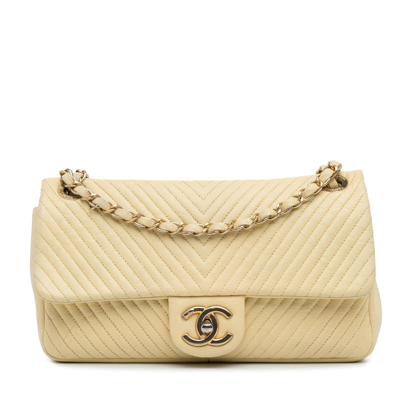Chanel Jumbo Chevron Single Flap SHG-JJ2JXA Shoulder Bag