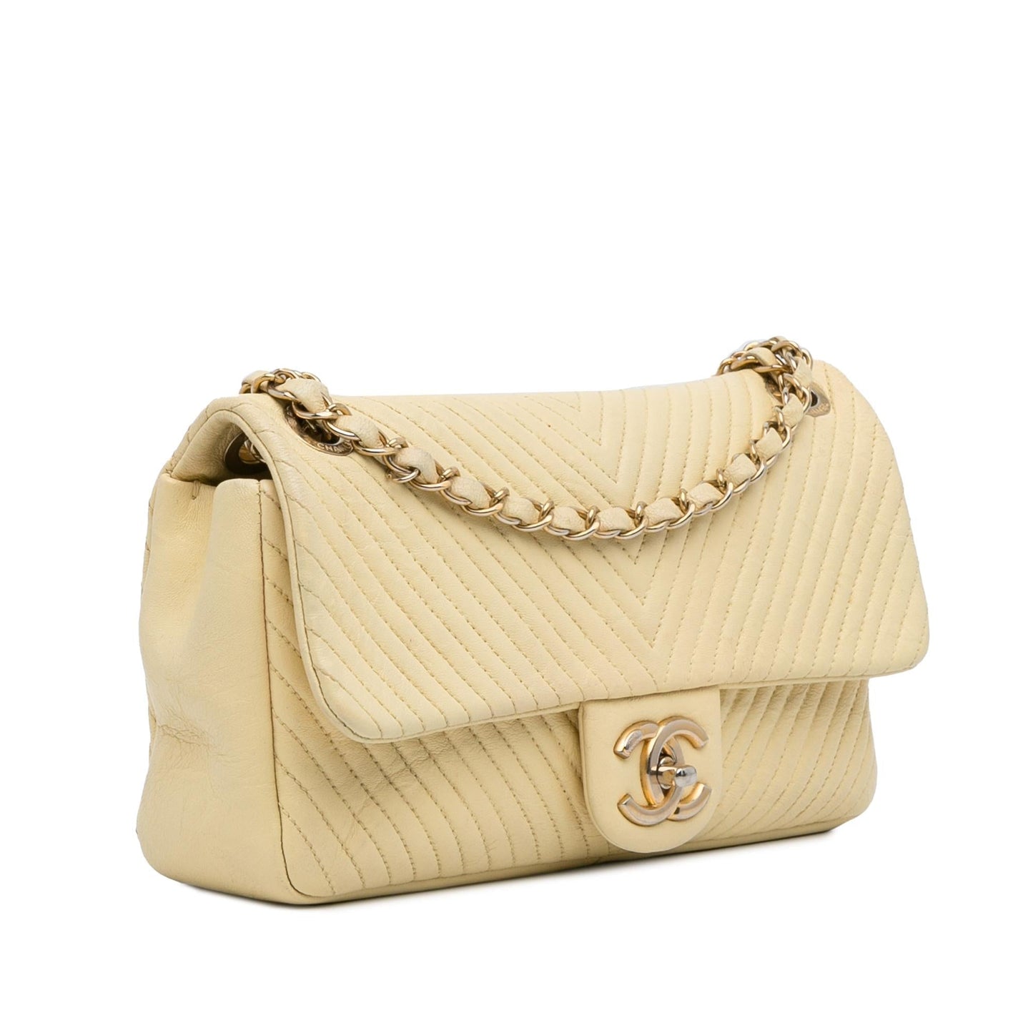 Chanel Jumbo Chevron Single Flap SHG-JJ2JXA Shoulder Bag