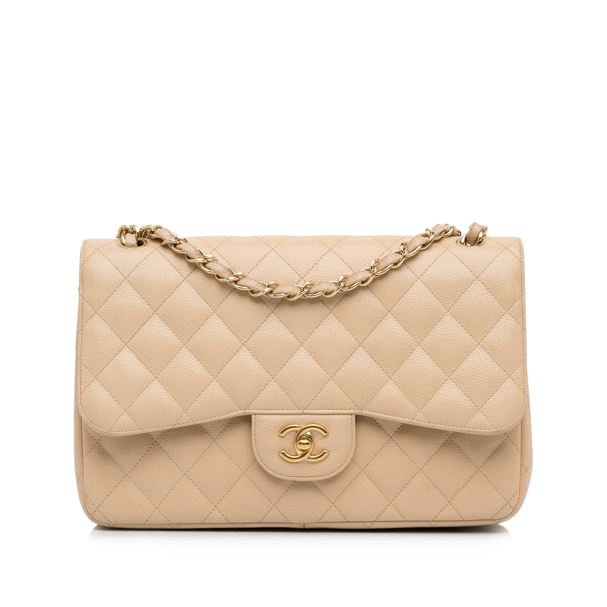 Chanel Jumbo Classic Caviar Double Flap SHG-hLLhcE Handbag