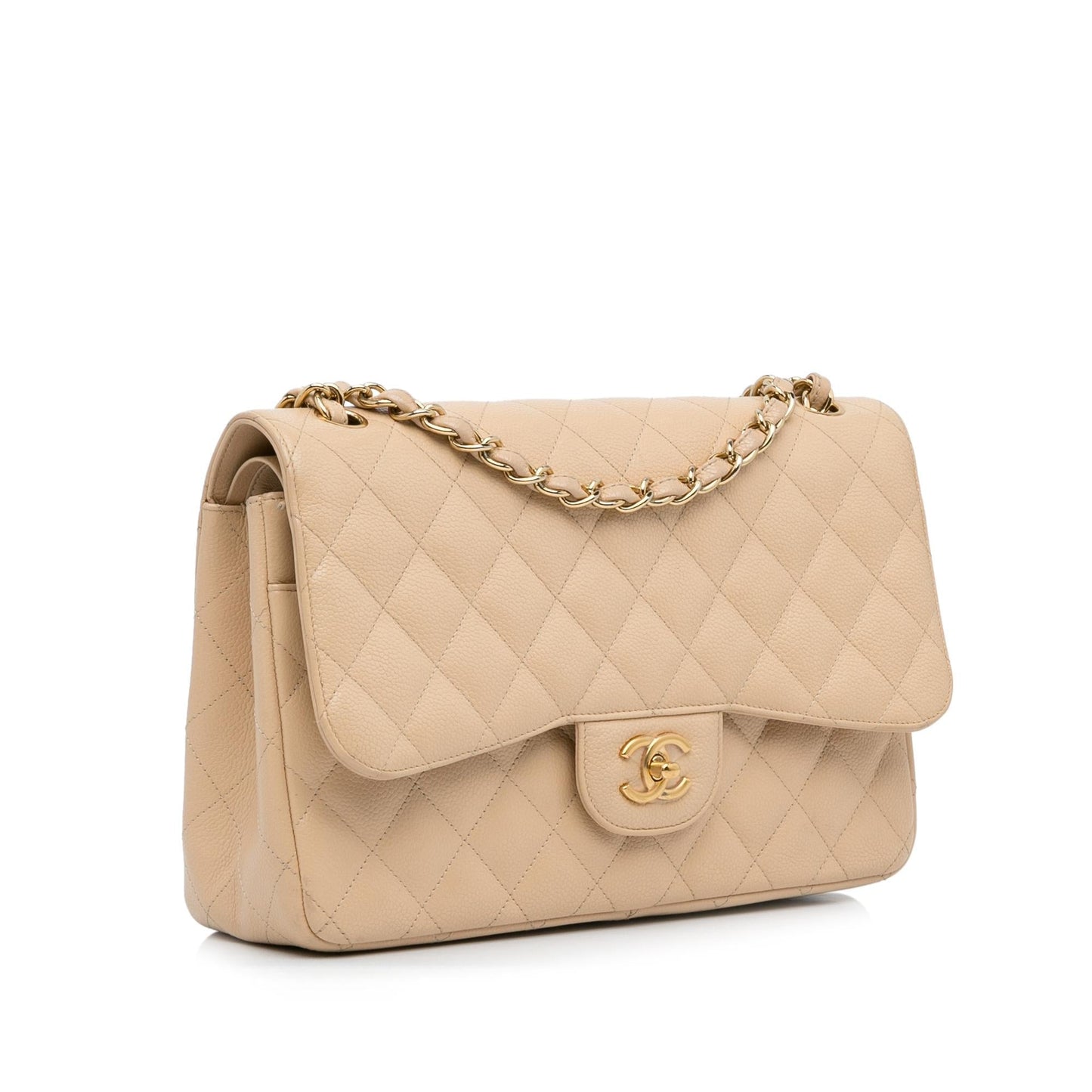 Chanel Jumbo Classic Caviar Double Flap SHG-hLLhcE Handbag