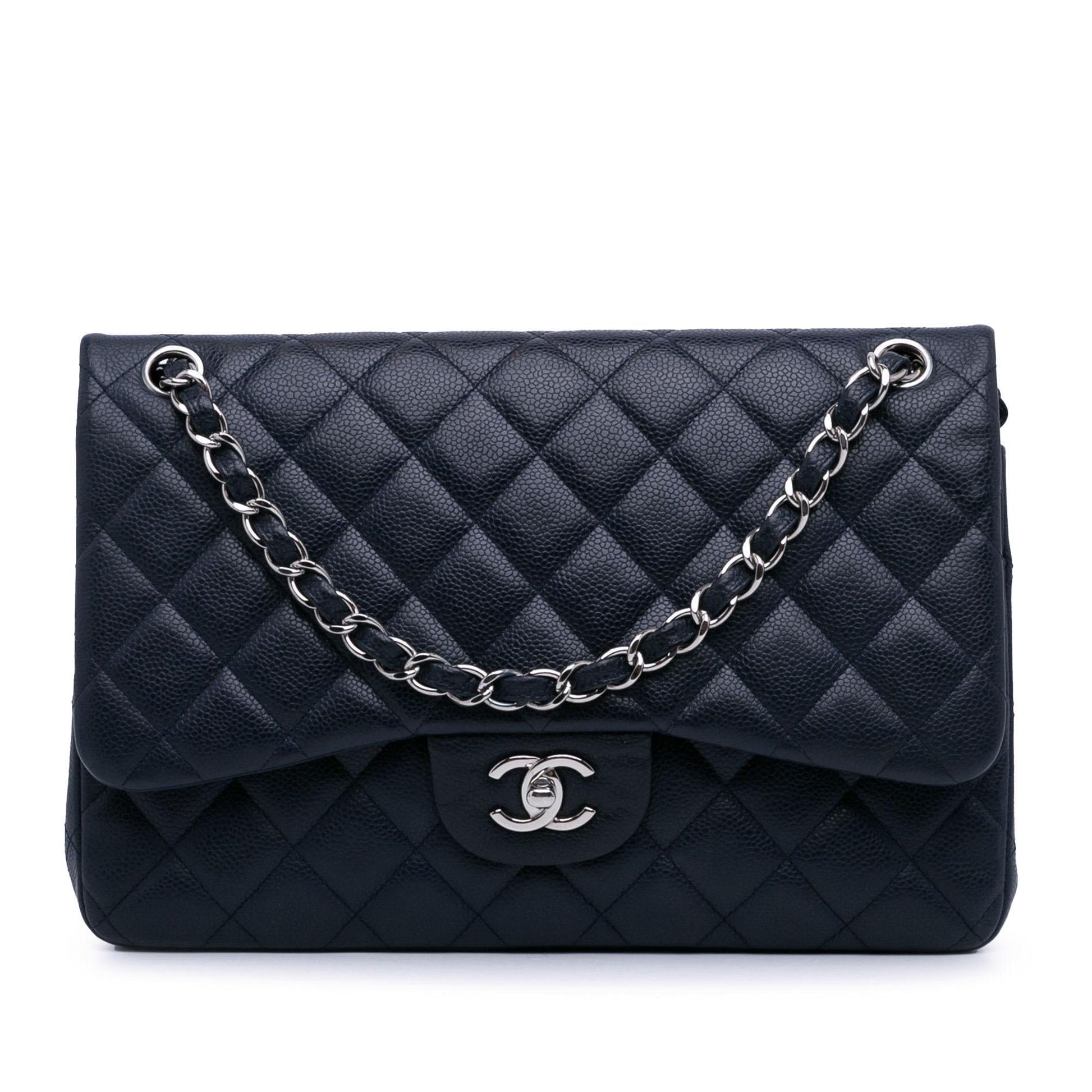 Chanel Jumbo Classic Caviar Double Flap (SHG-hrCED5)