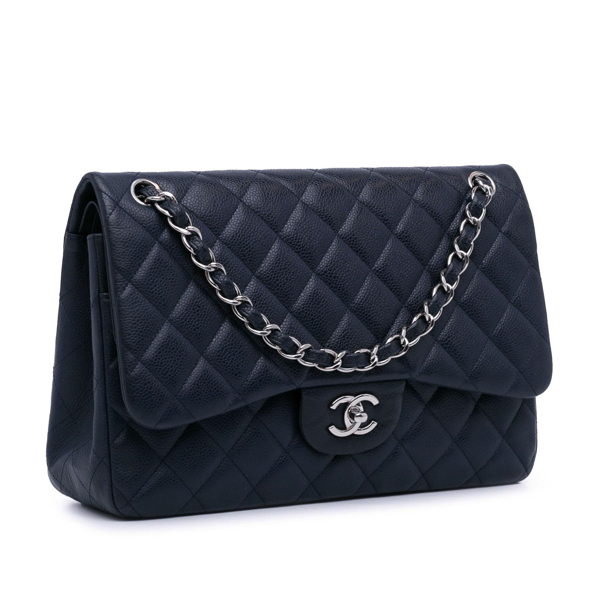 Chanel Jumbo Classic Caviar Double Flap SHG-hrCED5 Handbag