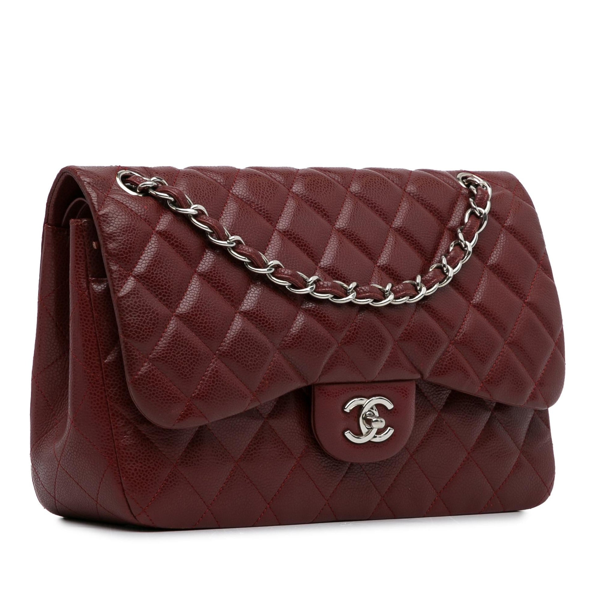 Chanel Jumbo Classic Caviar Double Flap SHG-KjVUlS Handbag