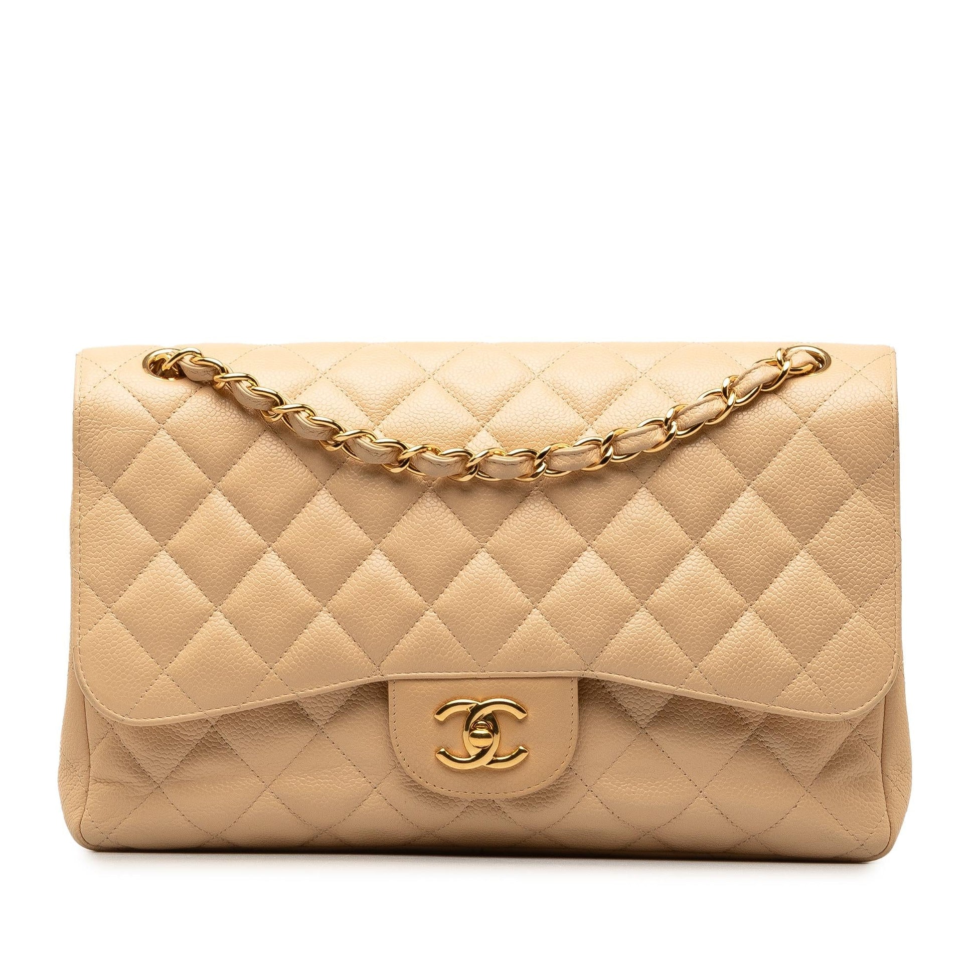 Chanel Jumbo Classic Caviar Double Flap SHG-TG68Ji Handbag