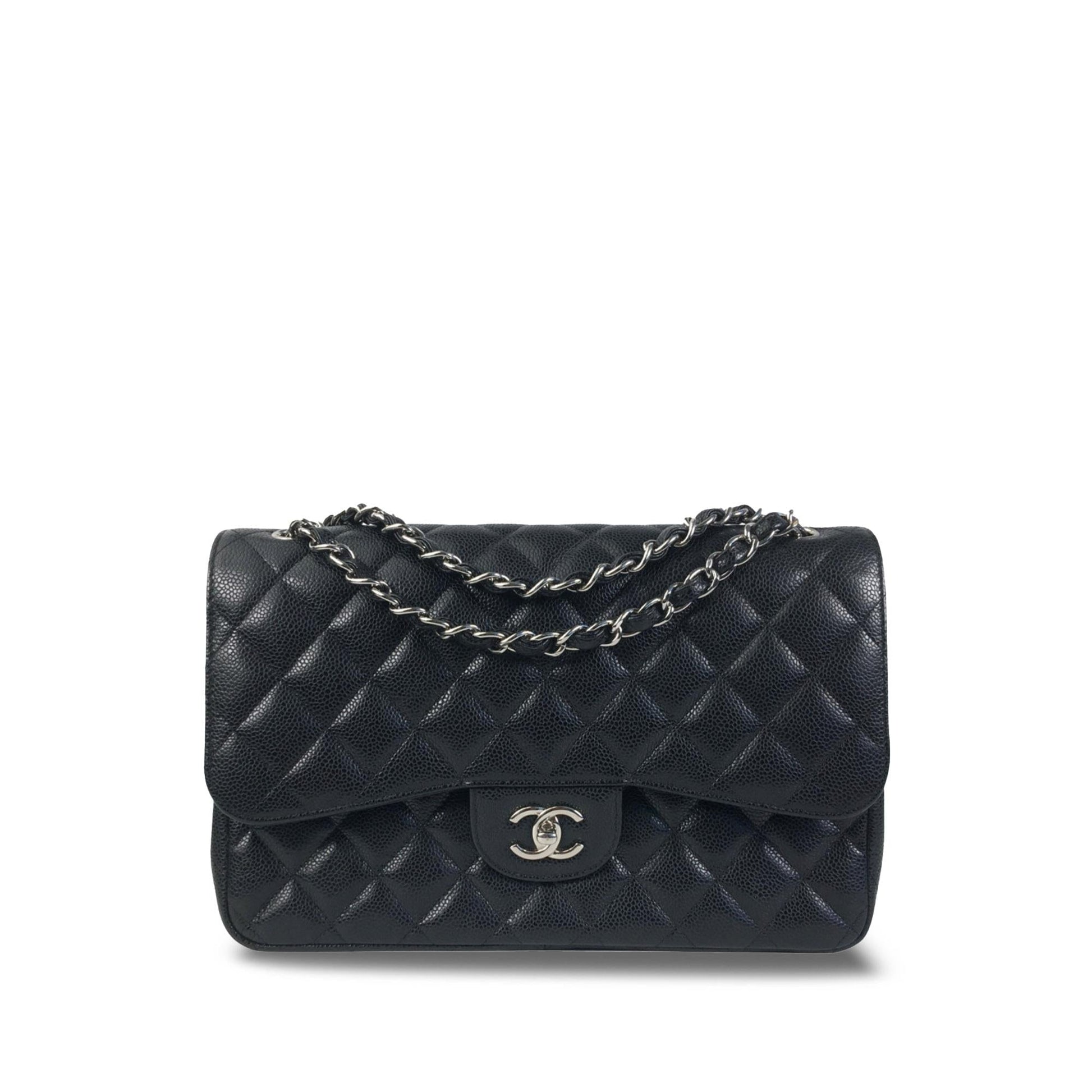Chanel Jumbo Classic Caviar Double Flap (Shg-Ci6Lg1) Bag