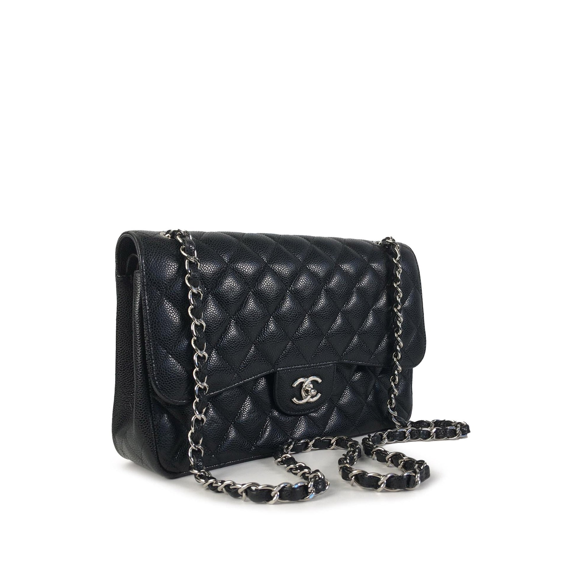 Chanel Jumbo Classic Caviar Double Flap SHG-Ci6Lg1 Handbag