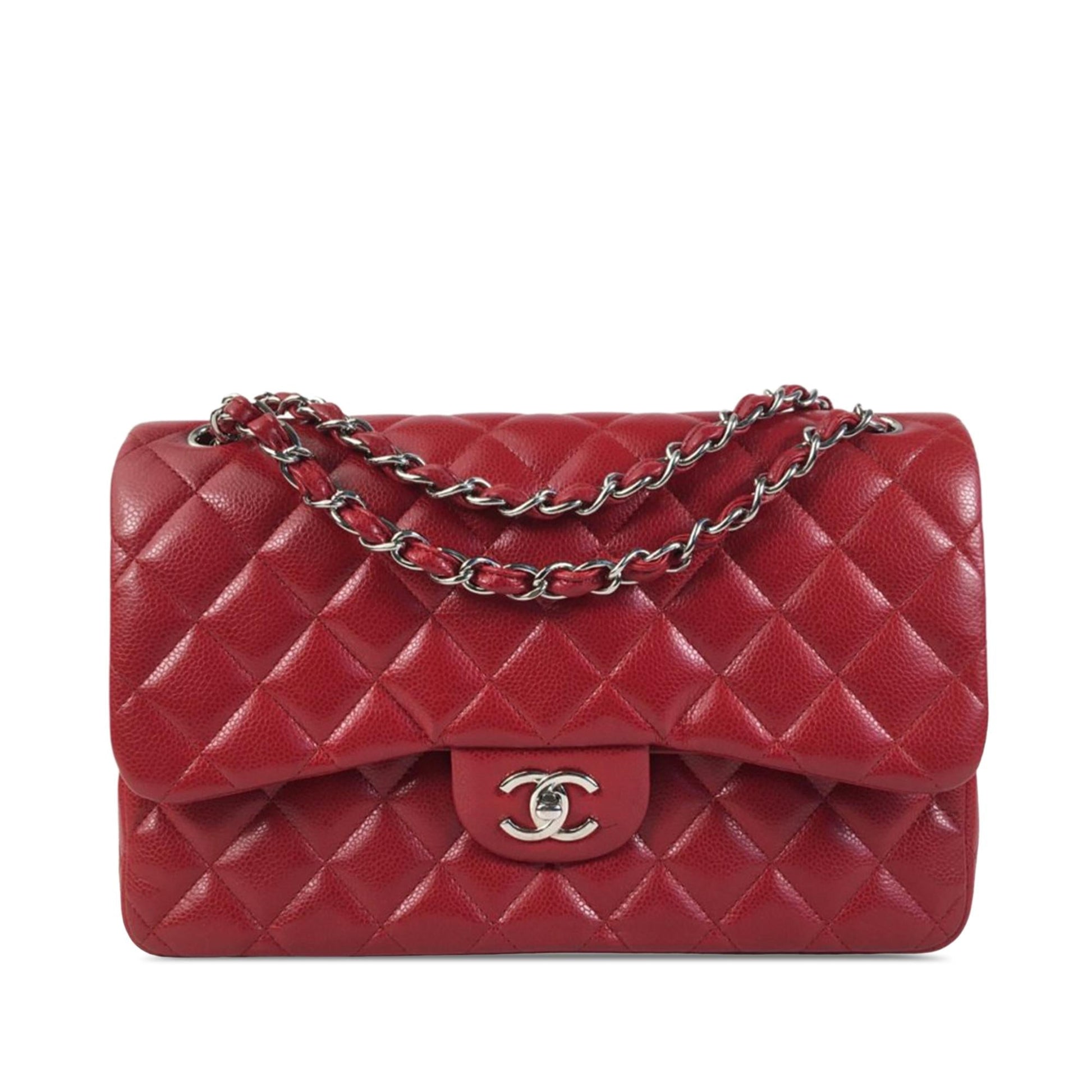 Chanel Jumbo Classic Caviar Double Flap (Shg-Mp5Ilt) Bag