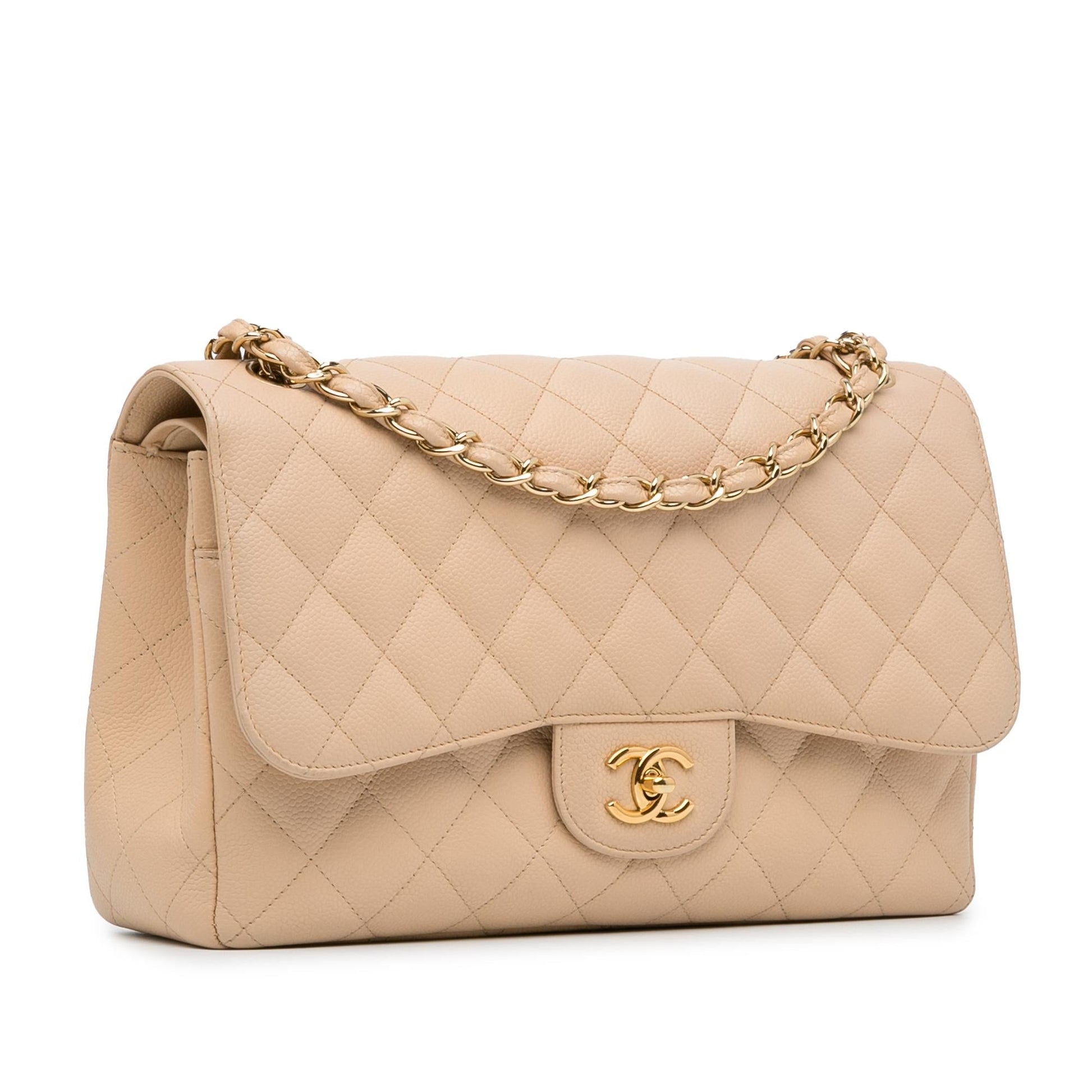 Chanel Jumbo Classic Caviar Double Flap (Shg-Lqmxv8) Bag