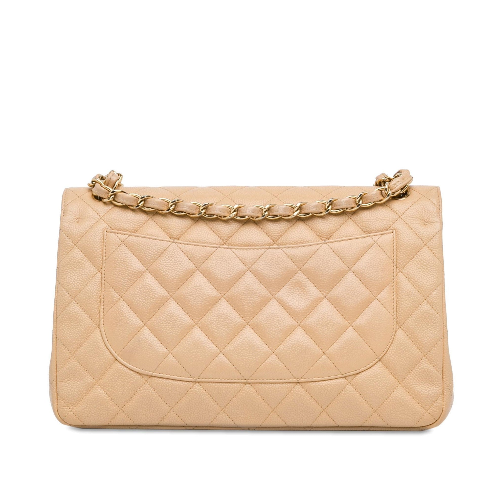Chanel Jumbo Classic Caviar Double Flap (Shg-Vst6Cu) Bag