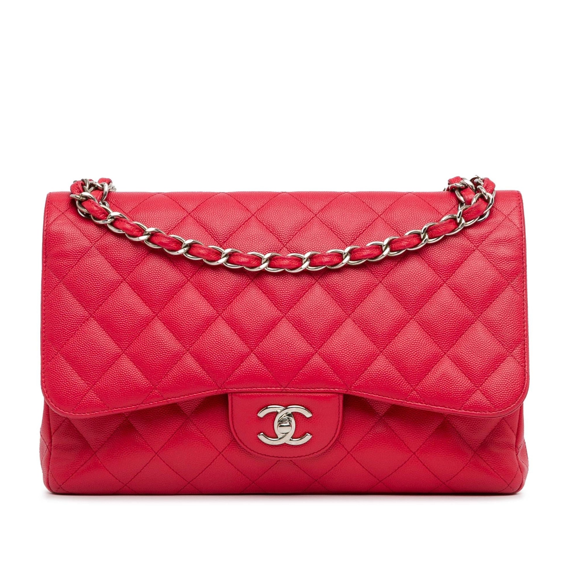 Chanel Jumbo Classic Caviar Double Flap SHG-oyJkrl Handbag